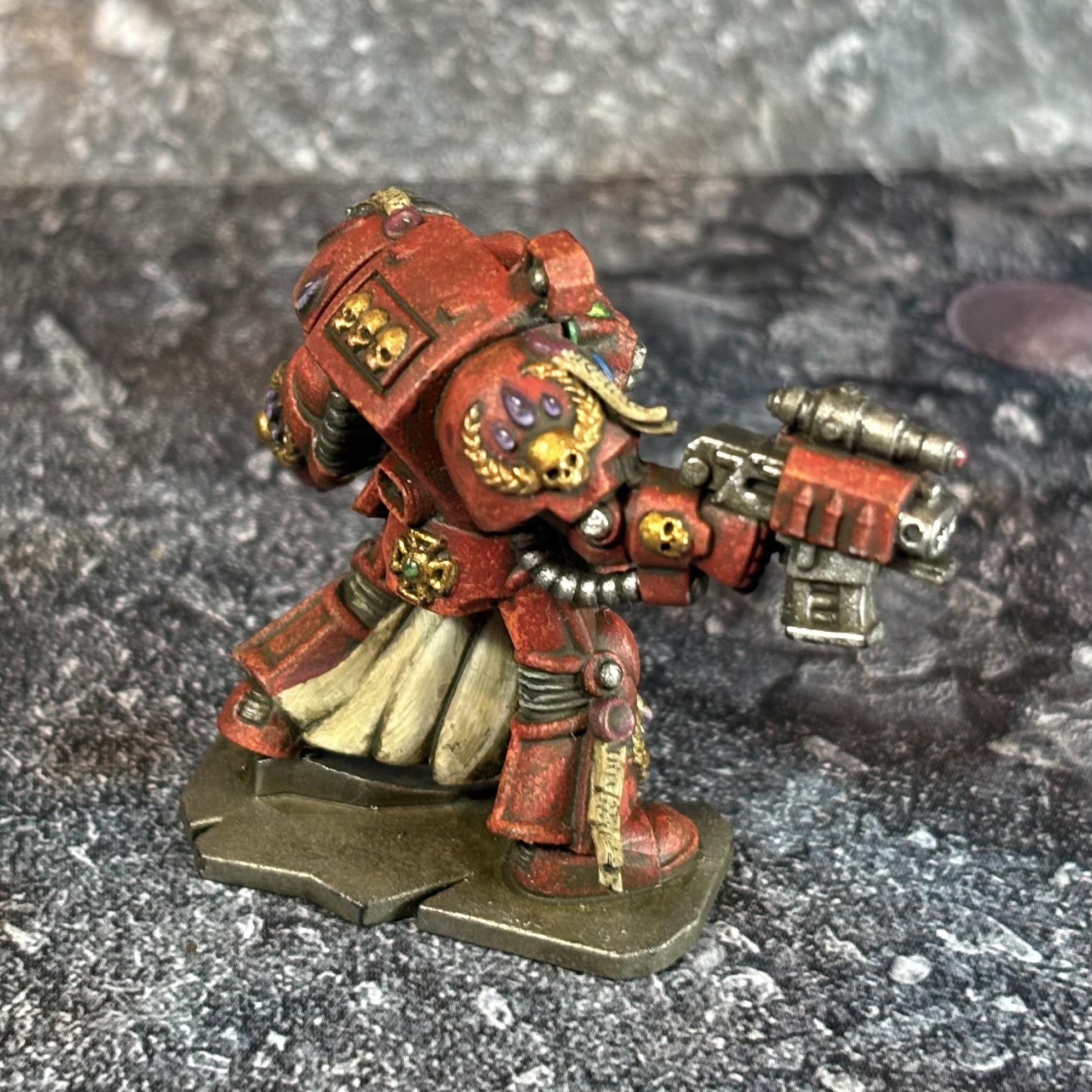 Blood Angels, Brother Deino, Space Hulk, Space Marines, Terminator Armor, Warhammer 40,000