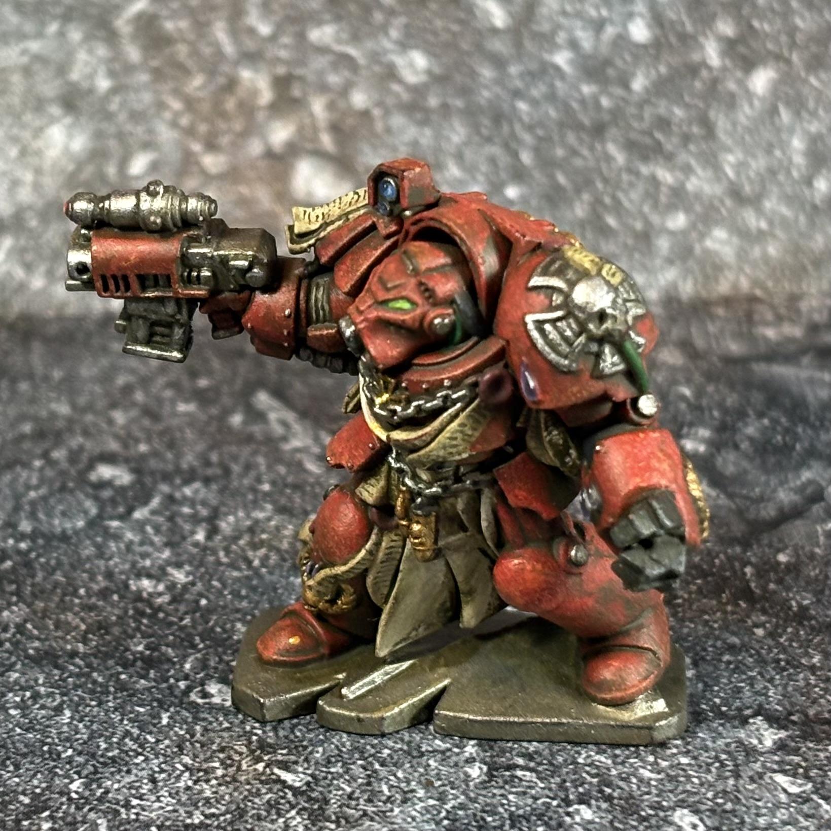 Blood Angels, Brother Deino, Space Hulk, Space Marines, Terminator Armor, Warhammer 40,000