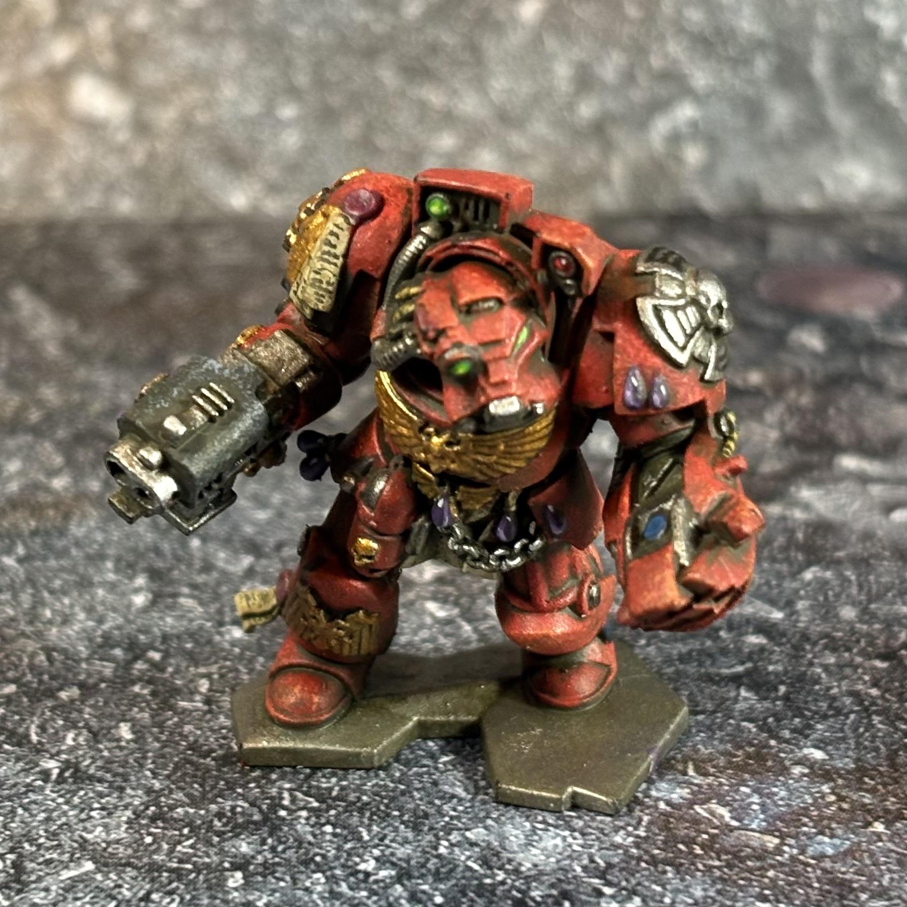 Blood Angels, Brother Omnio, Space Hulk, Space Marines, Terminator Armor, Warhammer 40,000