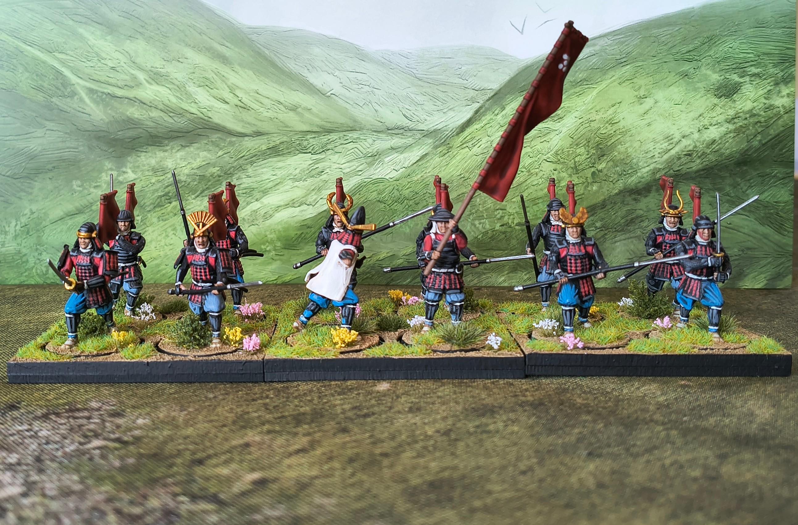 Ashigaru, Mori, Samurai, Sonae