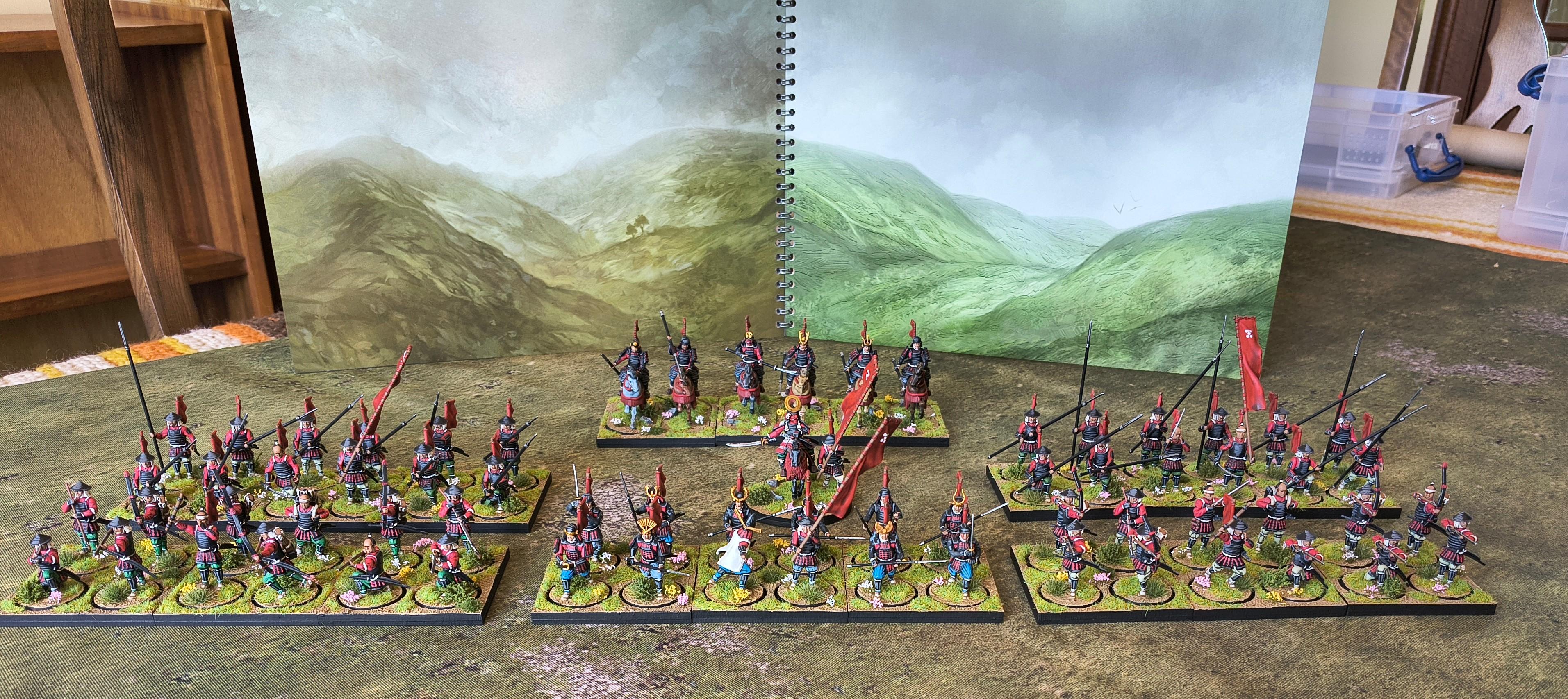 Ashigaru, Mori, Samurai, Sonae