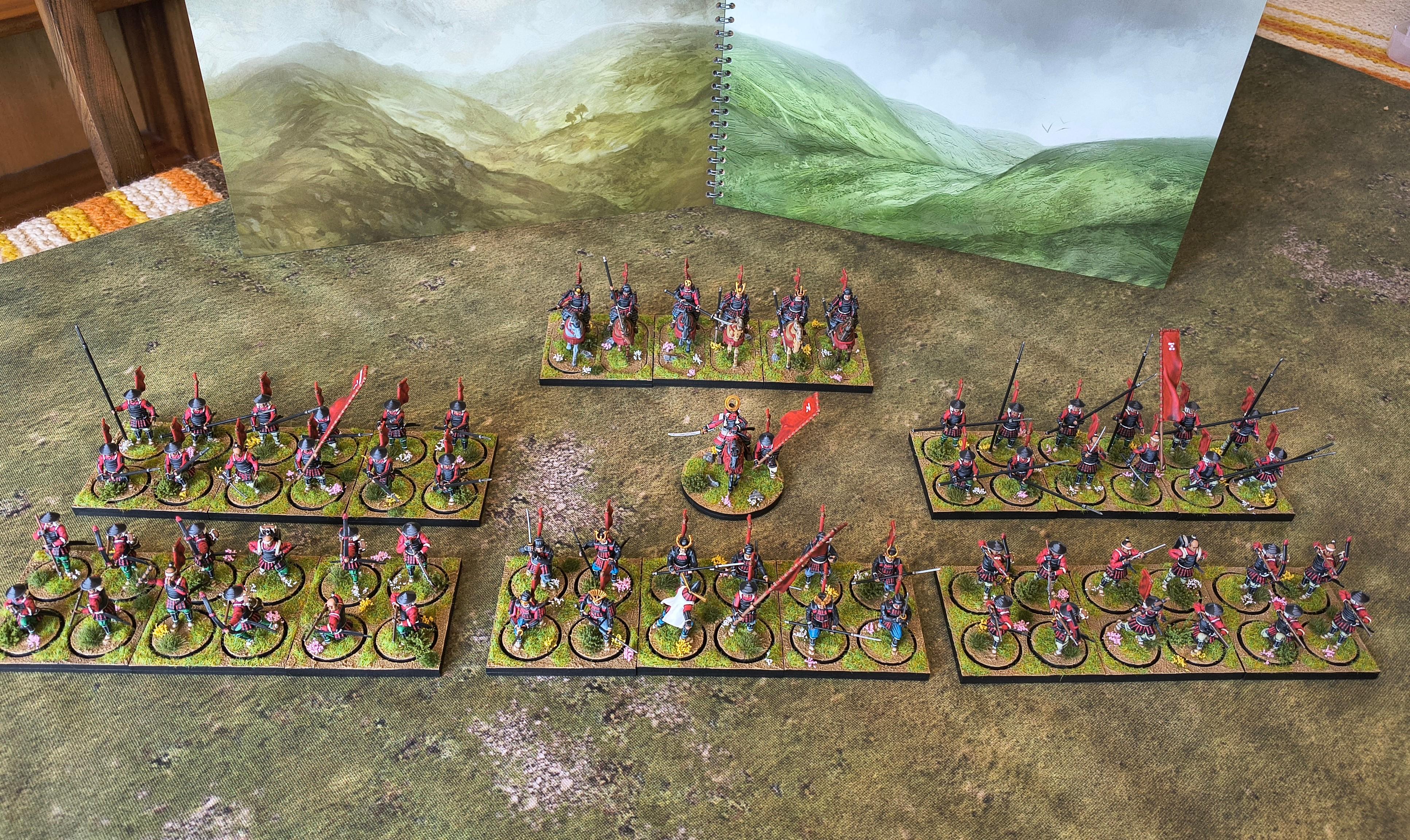 Ashigaru, Mori, Samurai, Sonae
