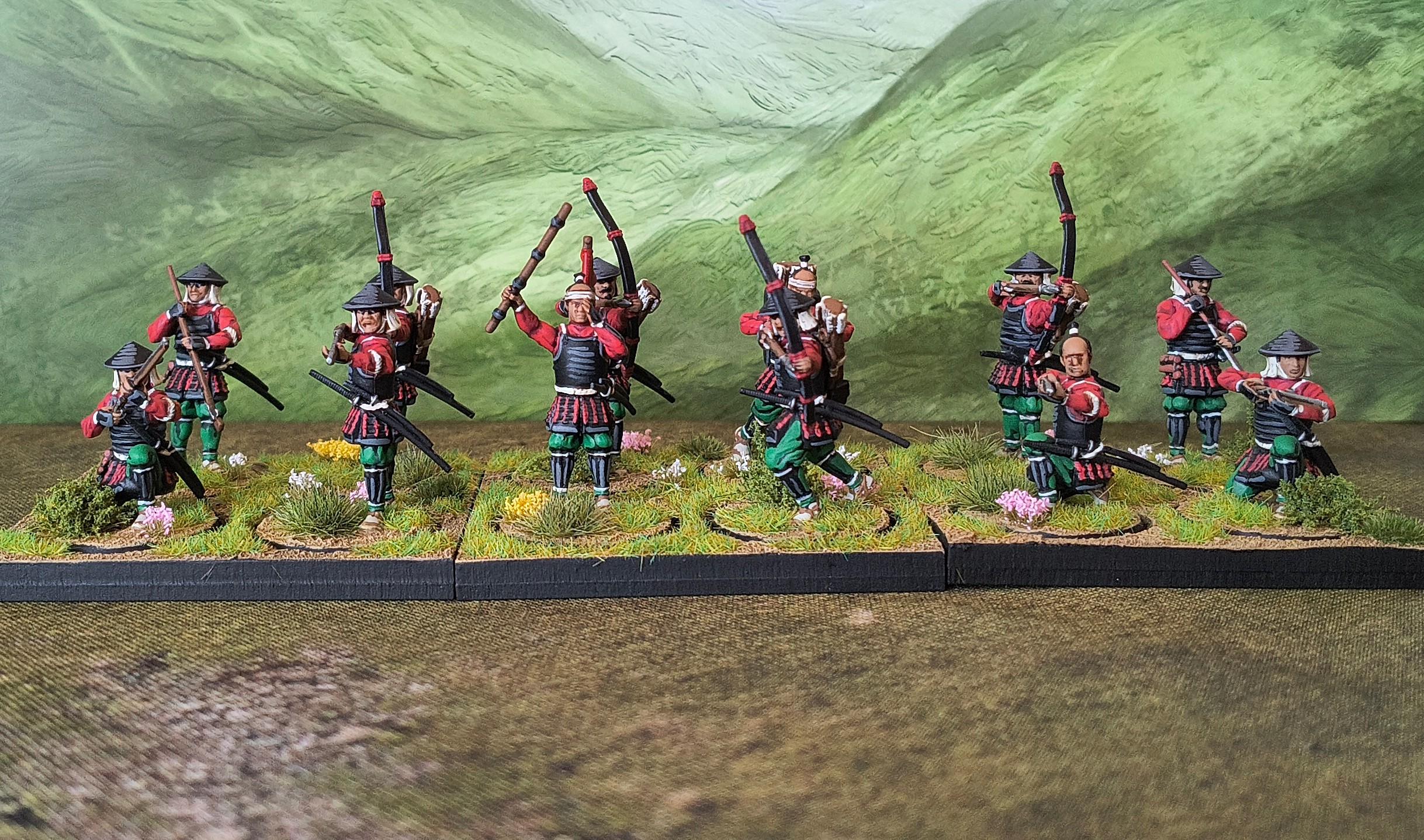 Ashigaru, Mori, Samurai, Sonae