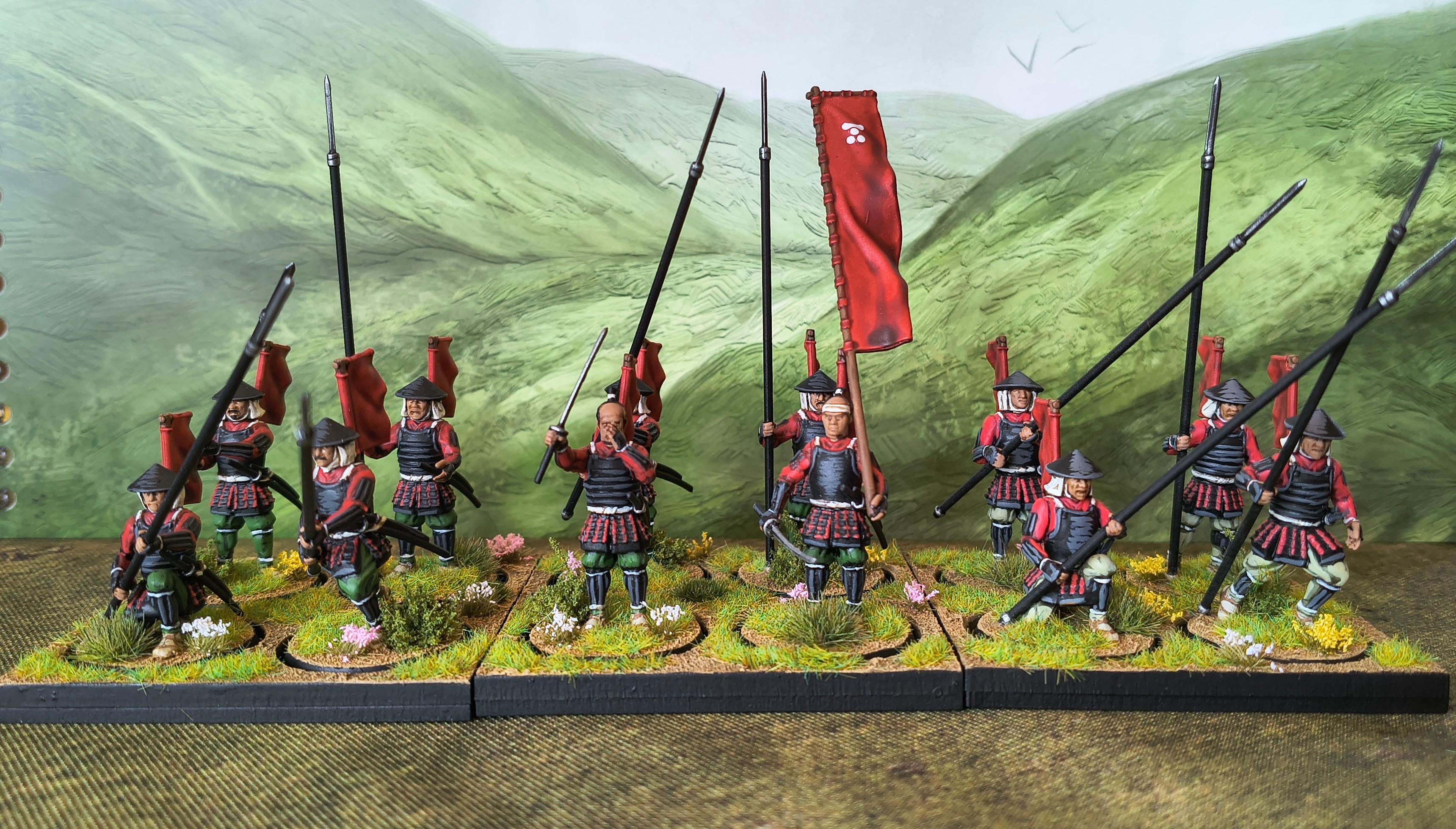 Ashigaru, Mori, Samurai, Sonae