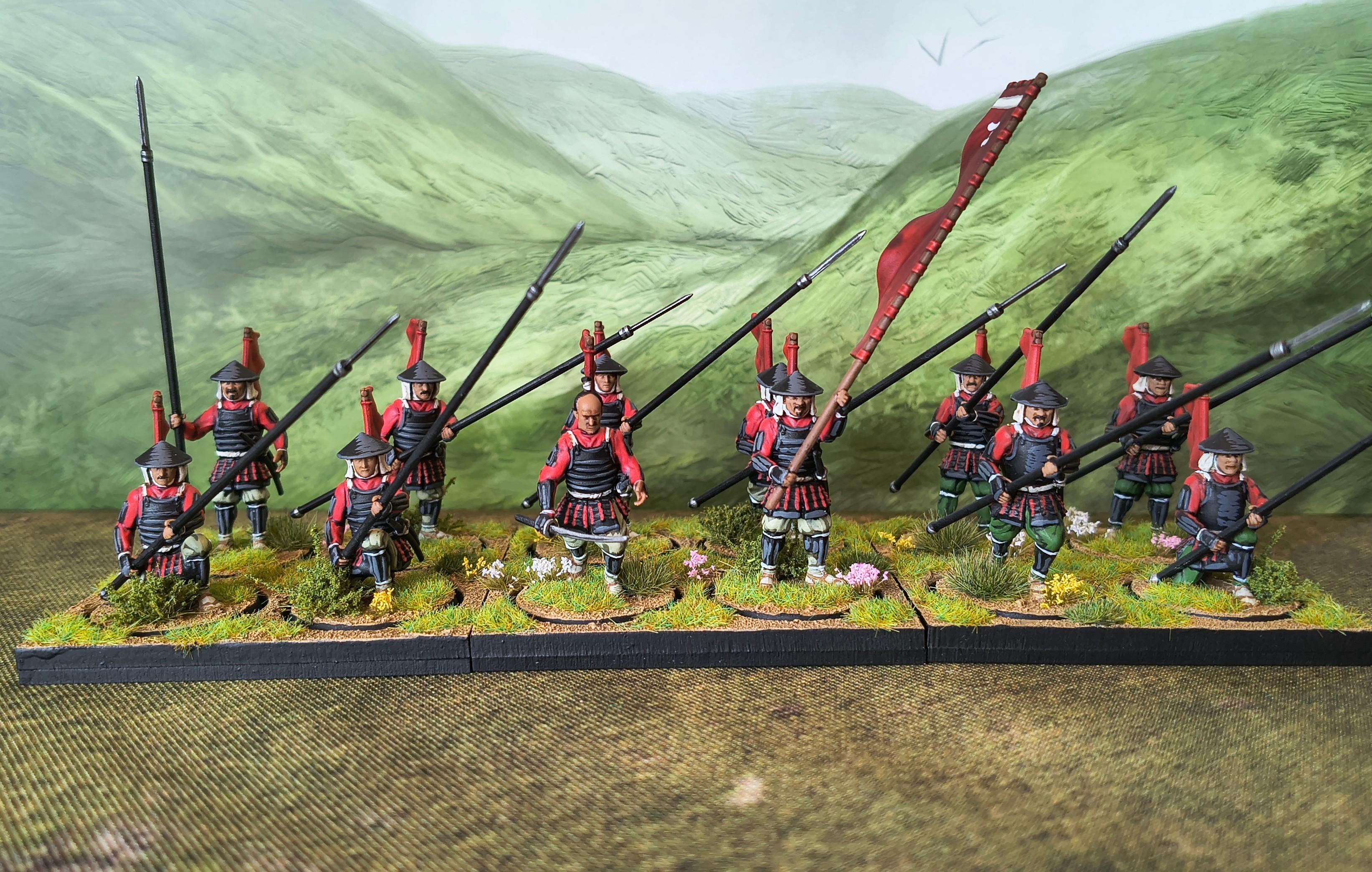 Ashigaru, Mori, Samurai, Sonae