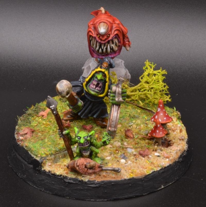 Diorama, Goblin Hunter, Snotling, Squigs