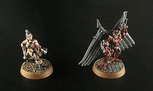 Captain Brown, Hunter And Hunted, Metal, Necromunda, Original, Painted, Ratskin, Spryer