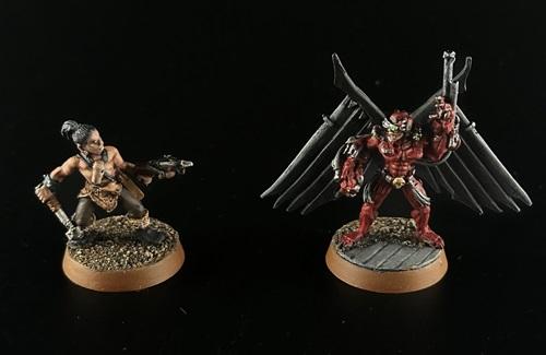 Captain Brown, Hunter And Hunted, Metal, Necromunda, Original, Painted, Ratskin, Spryer