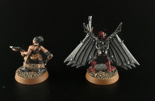 Captain Brown, Hunter And Hunted, Metal, Necromunda, Original, Painted, Ratskin, Spryer