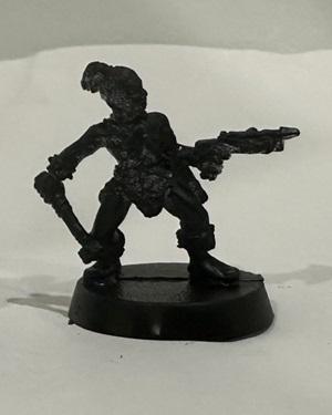 Captain Brown, Metal, Necromunda, Original, Painted, Ratskin, Ratskin Brave, Spryer