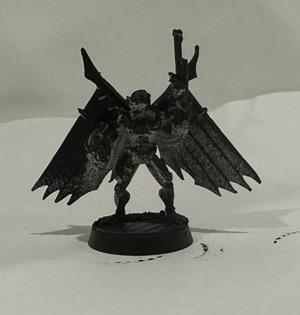 Captain Brown, Metal, Necromunda, Original, Painted, Ratskin, Spryer, Spryer Hunter