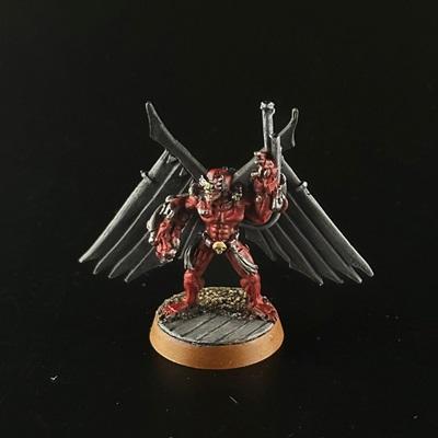 Captain Brown, Metal, Necromunda, Original, Painted, Spryer
