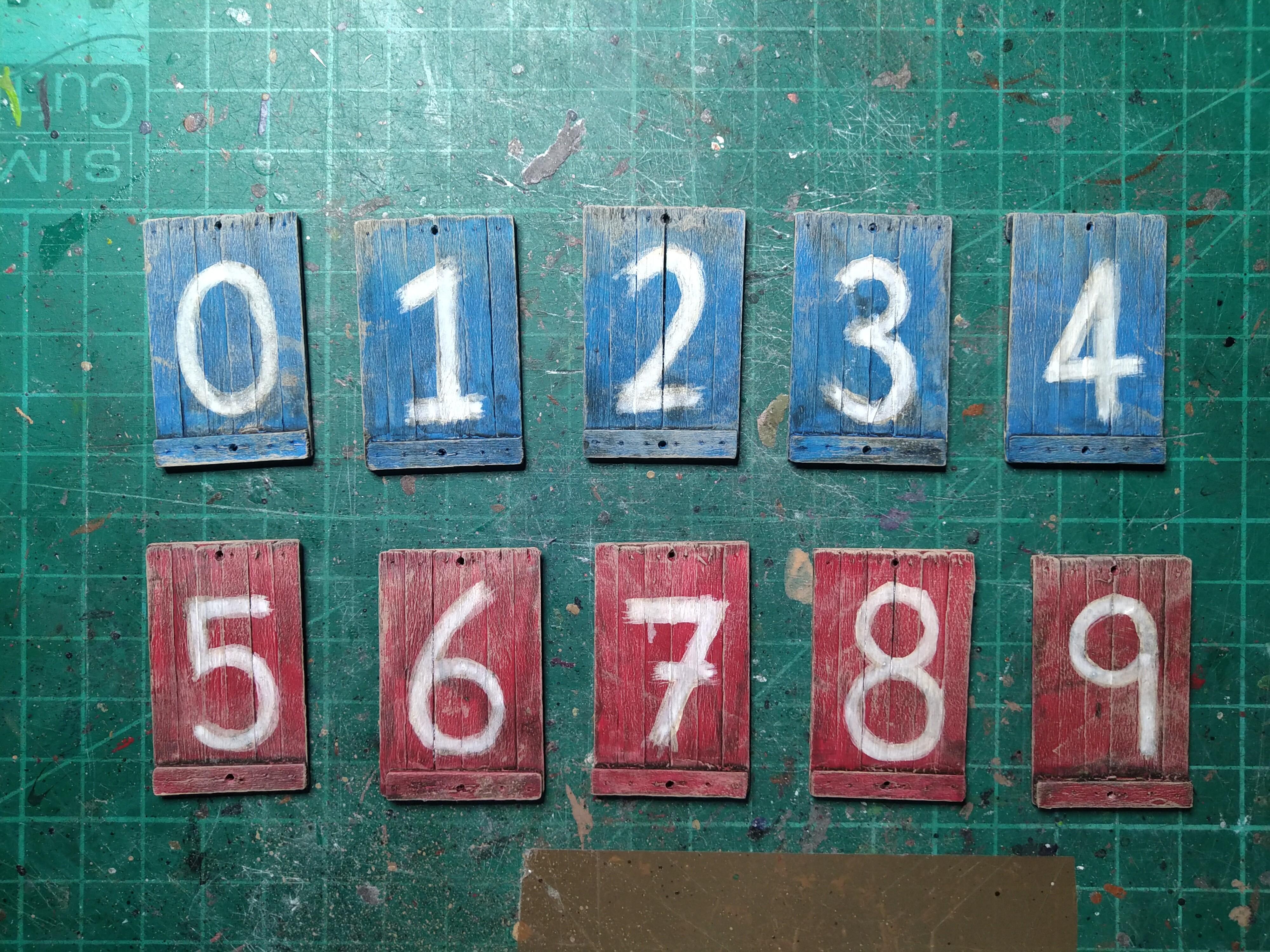 Blood Bowl, Score Board, Scratch Build