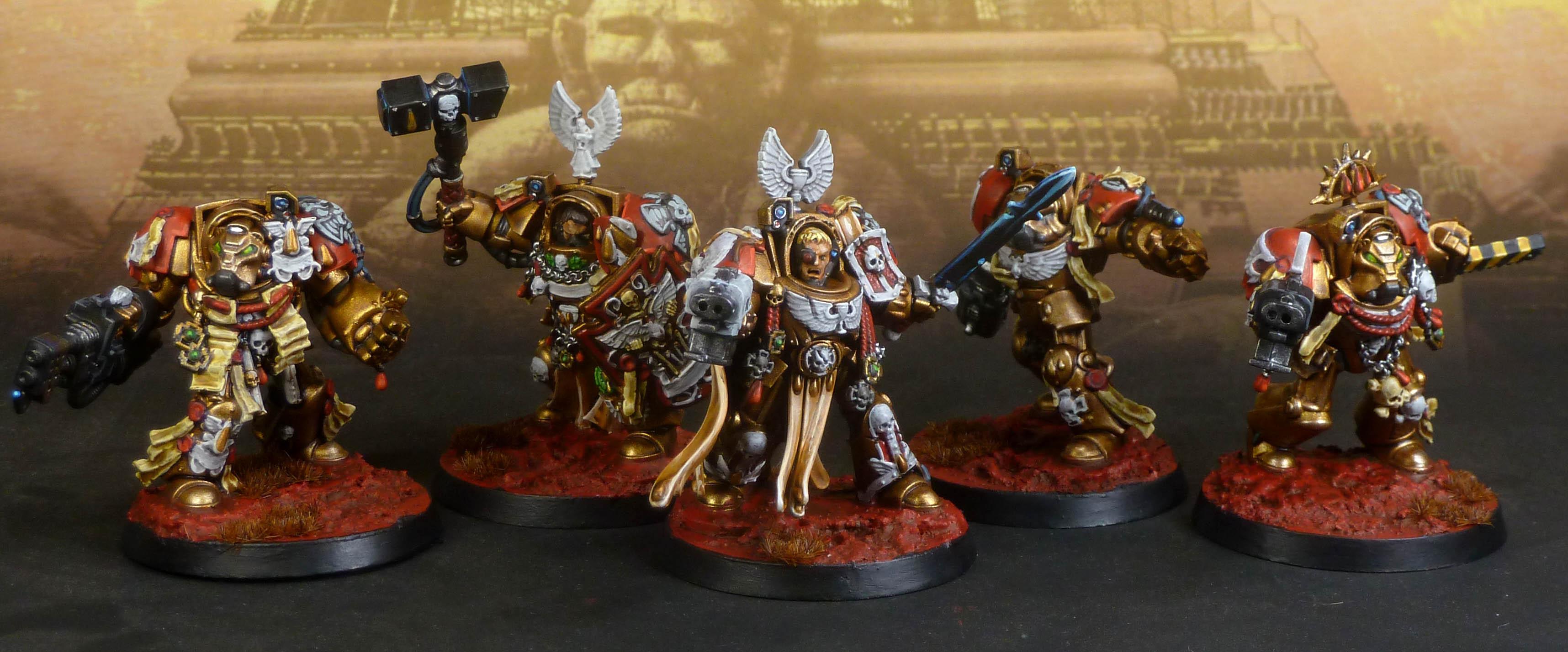 Auric Paladins, Space Hulk, Space Marines, Terminator Armor