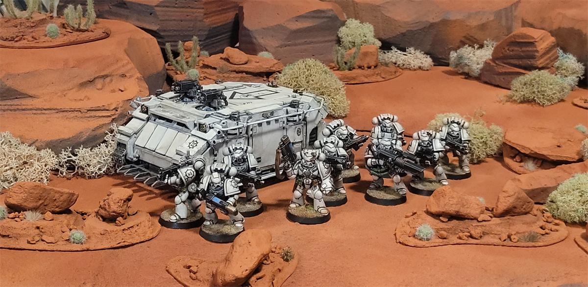 Rhino, Space Marines, White Consuls