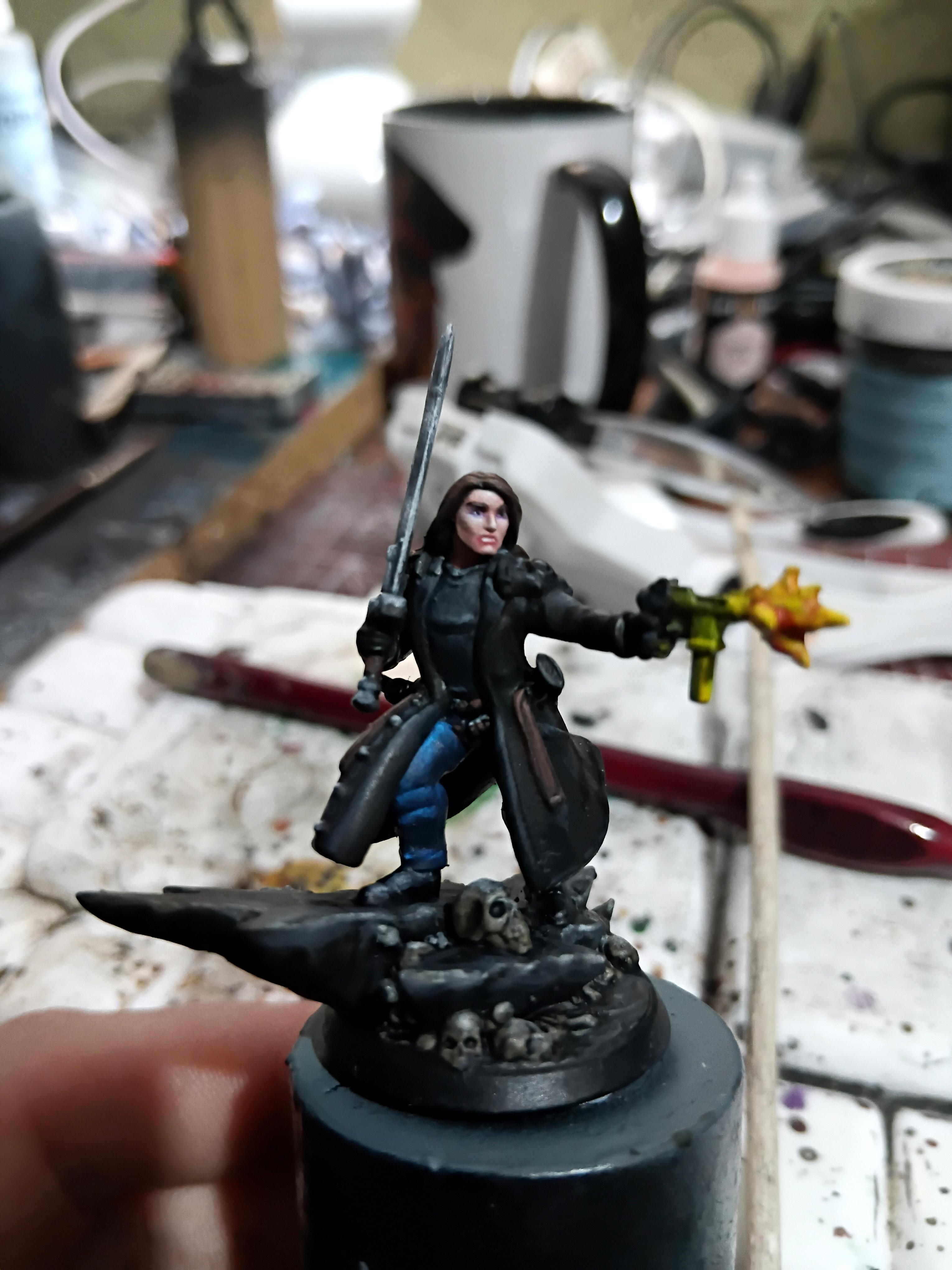Assassin, Attelus Kaltos, Attempt, Dark Heresy, Fanfic, Fanfiction, Flak Coat, Flak Jacket, Hero Forge, Long Coat, Long Hair, Non-Metallic Metal, Secret War, Warhammer 40,000