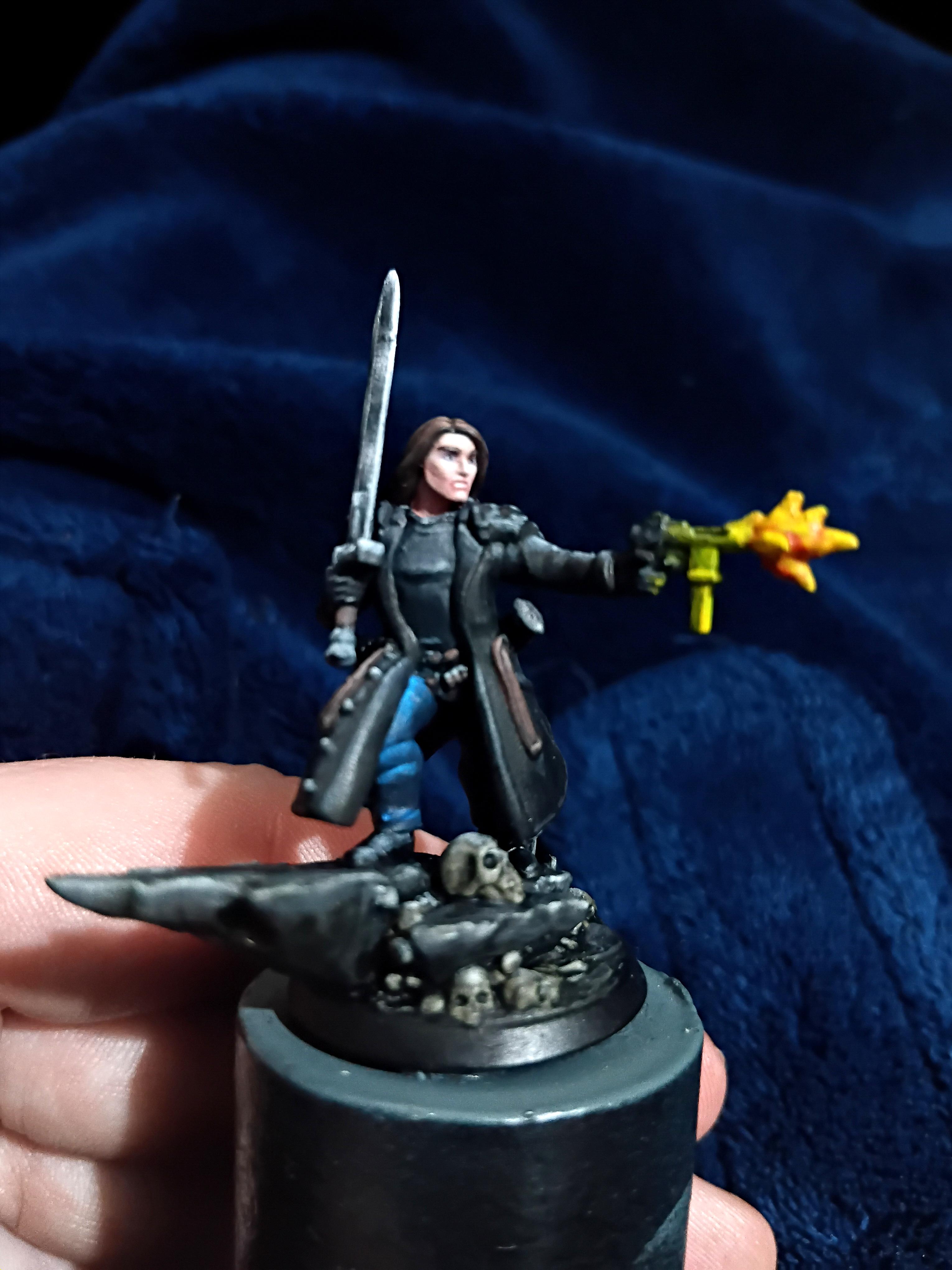 Assassin, Attelus Kaltos, Attempt, Automatic Pistol, Autopistol, Dark Heresy, Fanfic, Fanfiction, Flak Coat, Flak Jacket, Handgun, Hero Forge, Long Coat, Long Hair, Non-Metallic Metal, Original Character, Secret War, Swordsman, Warhammer 40,000