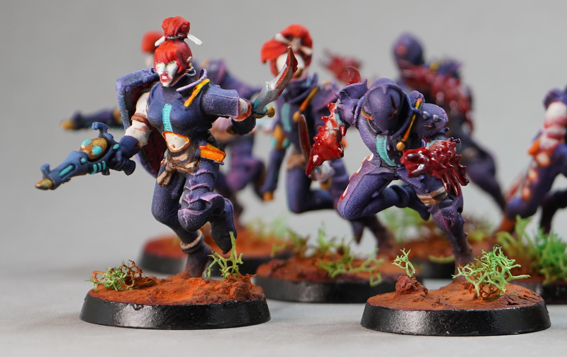 Dark Eldar, Druchi, Drukhai, Drukhari, Scythe, Sickle, Wyches