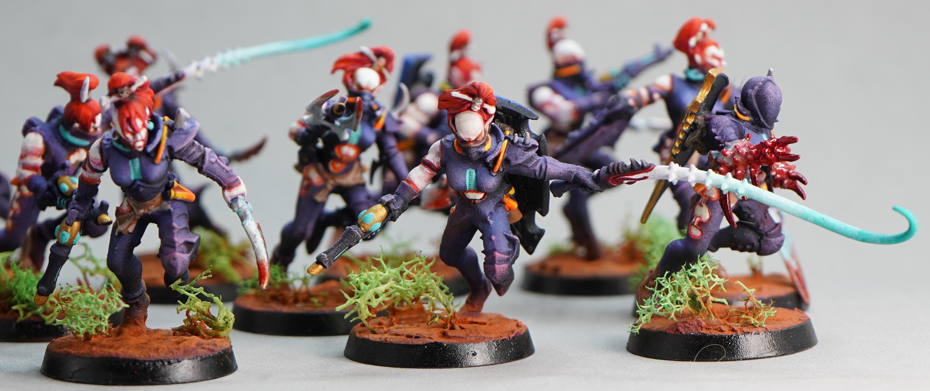 Dark Eldar, Druchi, Drukhai, Drukhari, Scythe, Sickle, Wyches