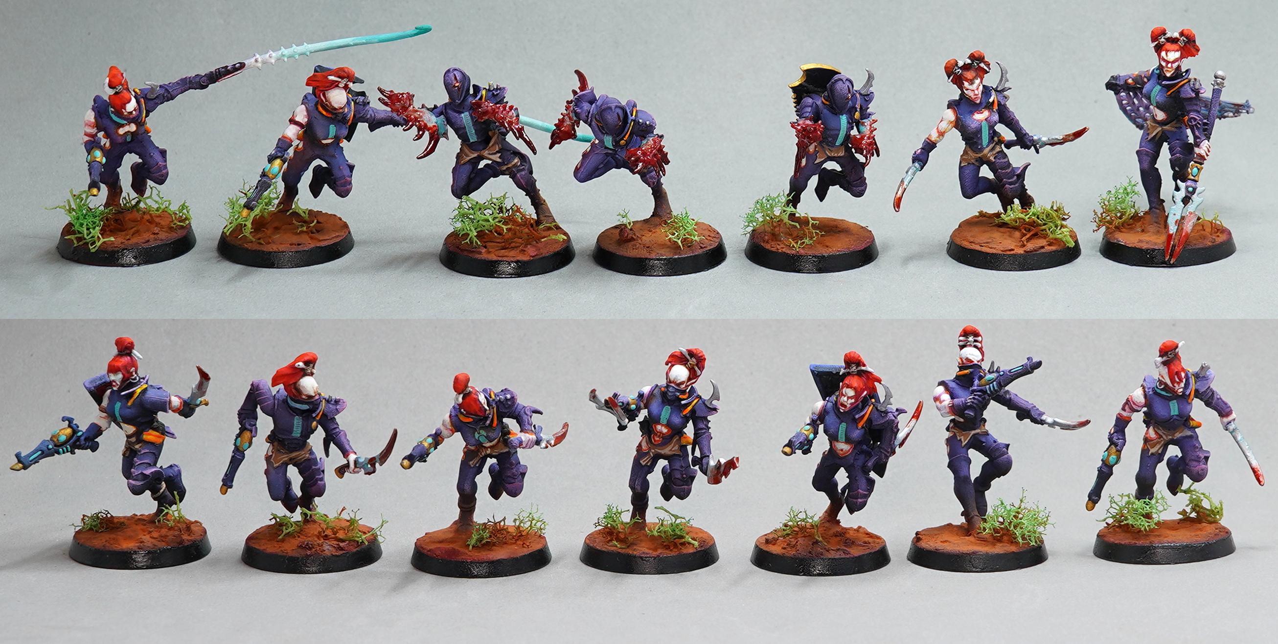 Dark Eldar, Druchi, Drukhai, Drukhari, Scythe, Sickle, Wyches