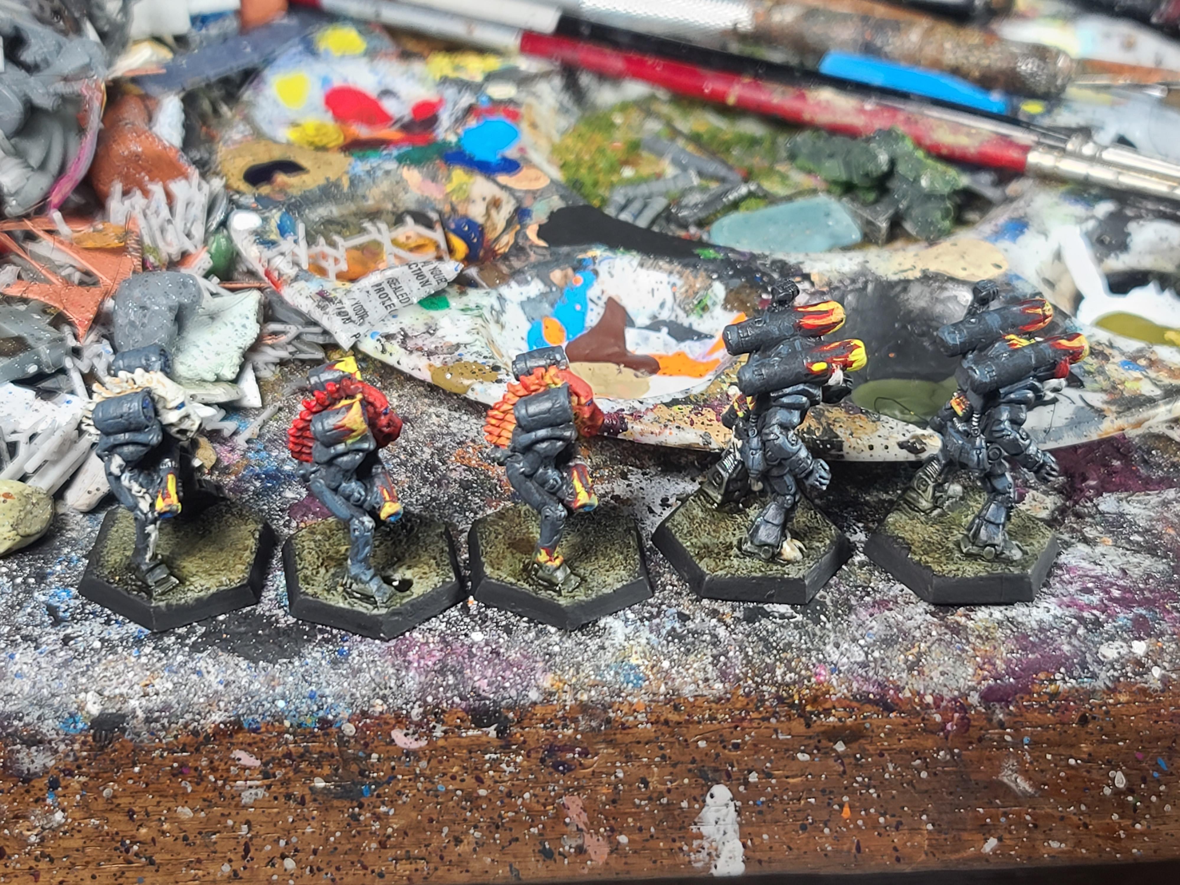 Battletech, Centaur, Hells Horses, Iota Galaxy, Iron Wind Metals, Minotaur, Protomech