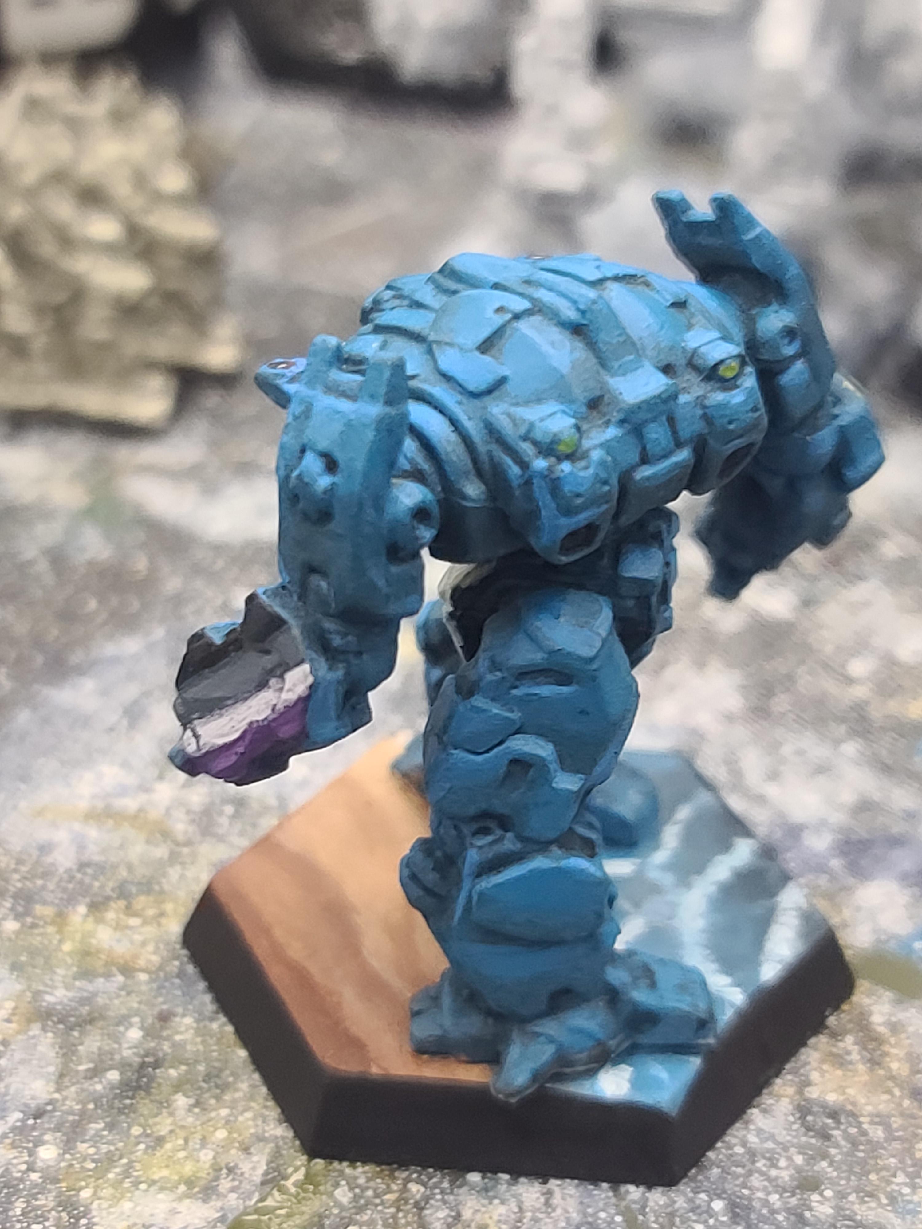 Ace Pride, Battletech, Beach Base, Catalyst Game Labs, Mech, Painted Base, Pride Flag, Trans Pride