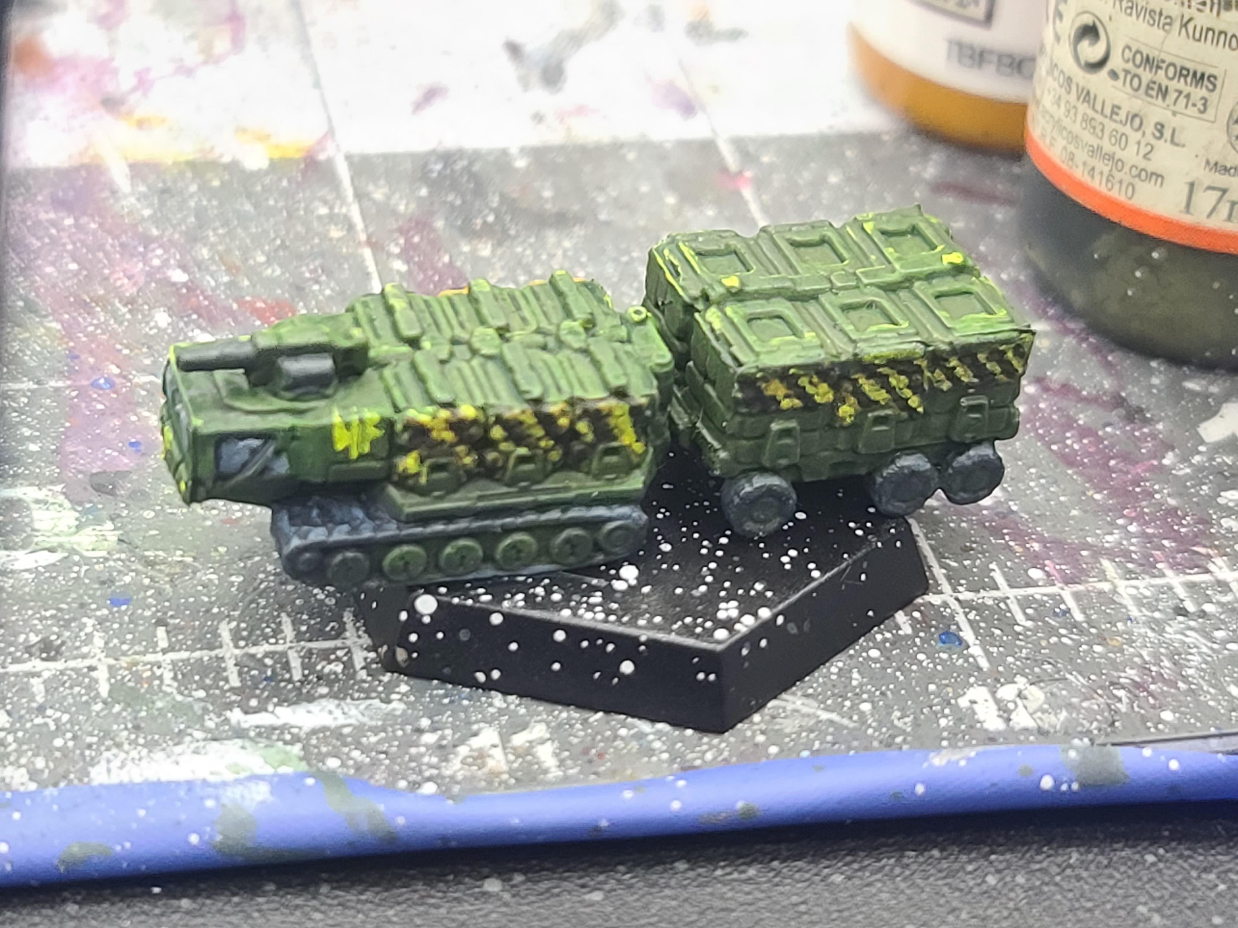 Battletech, Catalyst Game Labs, Hazard Stripes, J27 Ammo Carrier, Tank