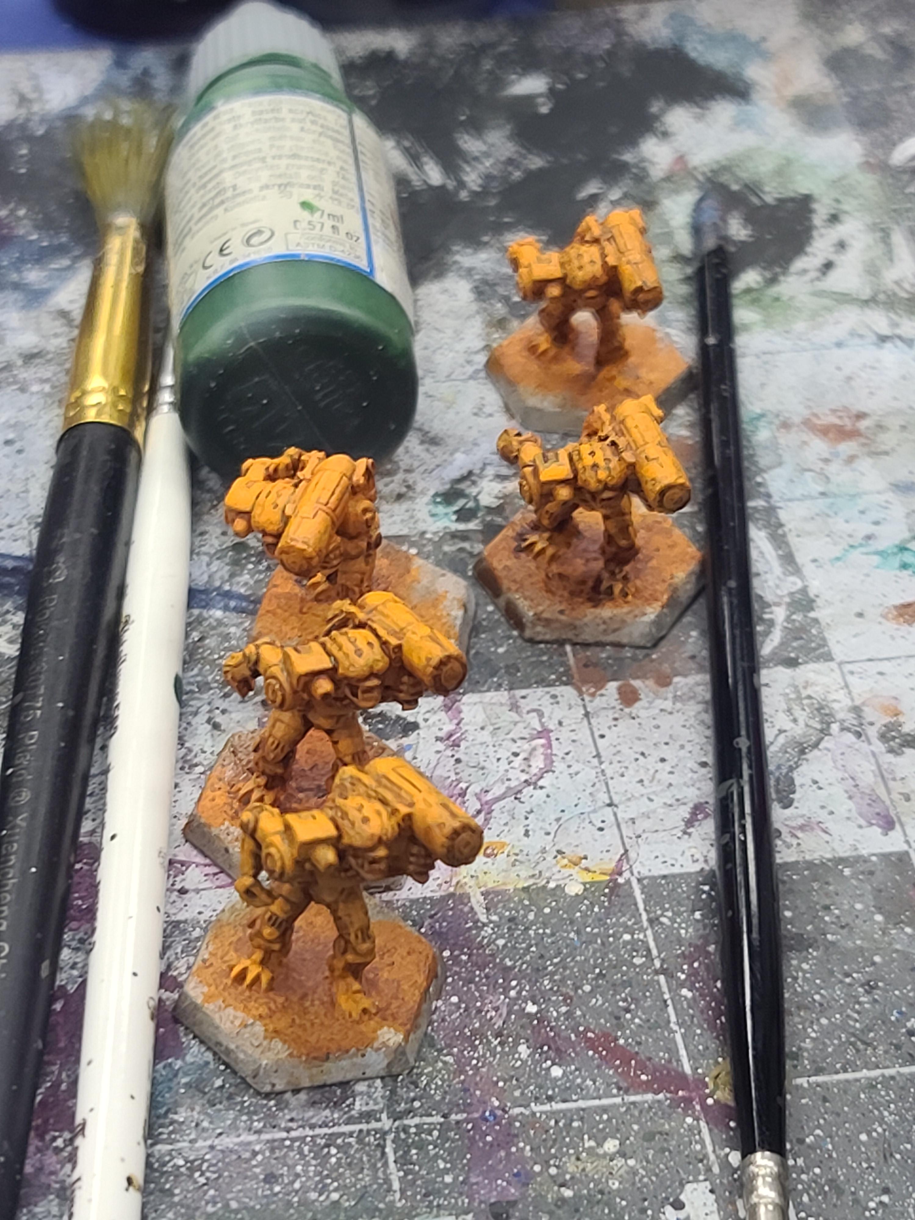 Battletech, Gorgon, Iron Wind Metals, Orange, Protomech
