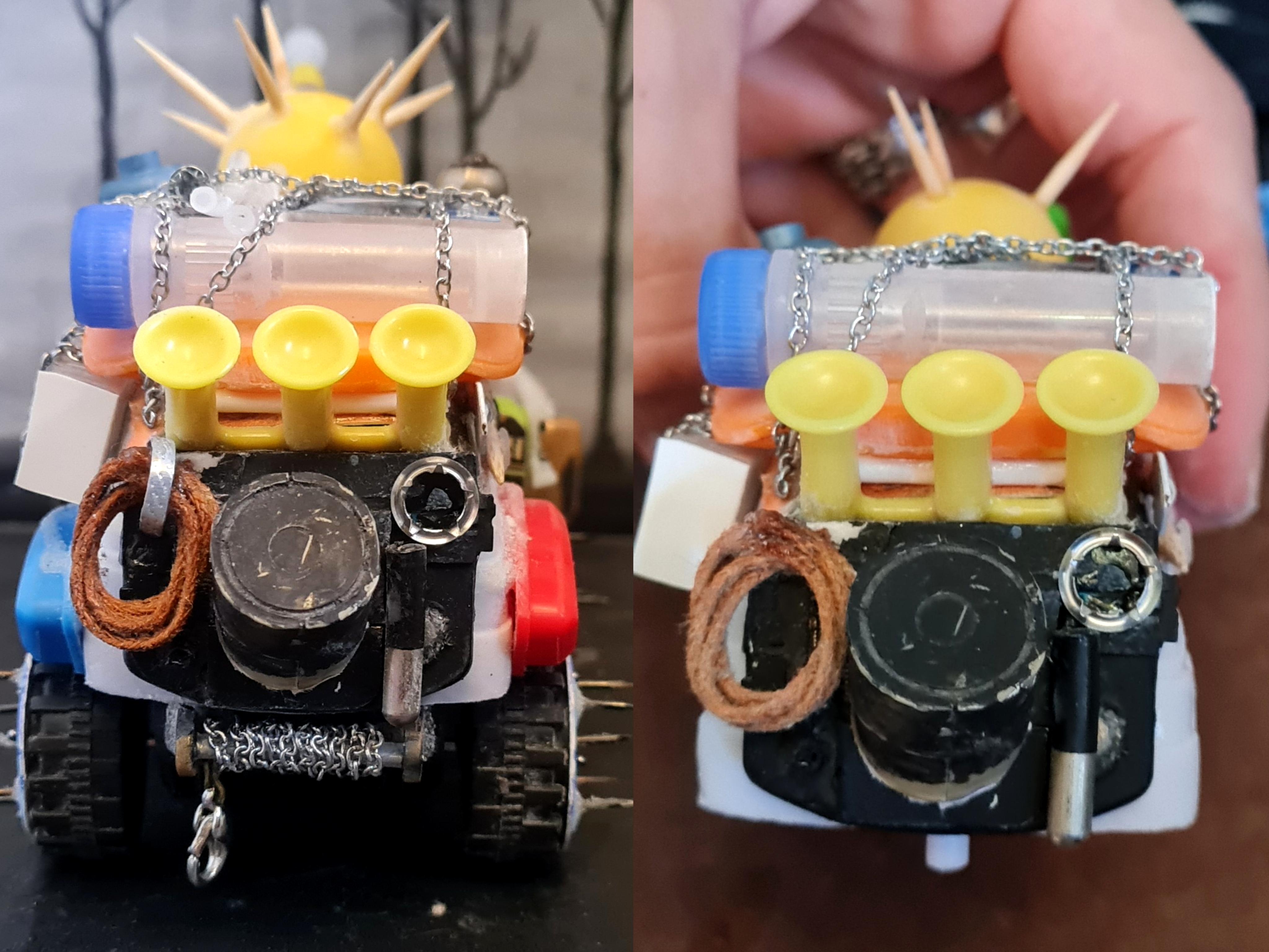 Cars, Gaslands, Mad Max, Post-apocalyptic, Scratch Build, Scratchbuilding, Spikes, Toy, Wasteland, Work In Progress, Zombie Apocalypse