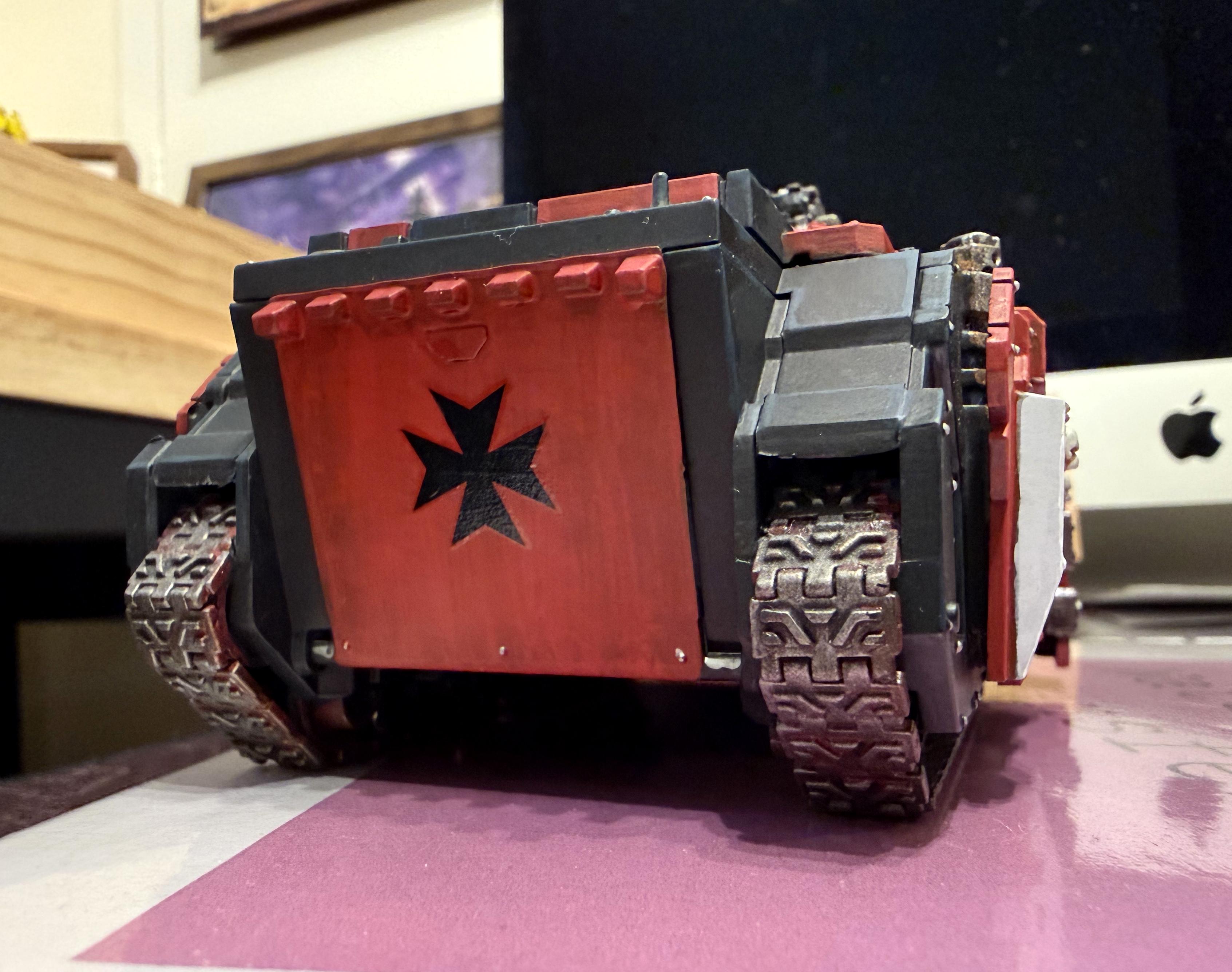Black Templar Alternate Color Scheme, Black Templars, Decals, Jump Pack Assault Intercessors, Vehicle, Vindicator