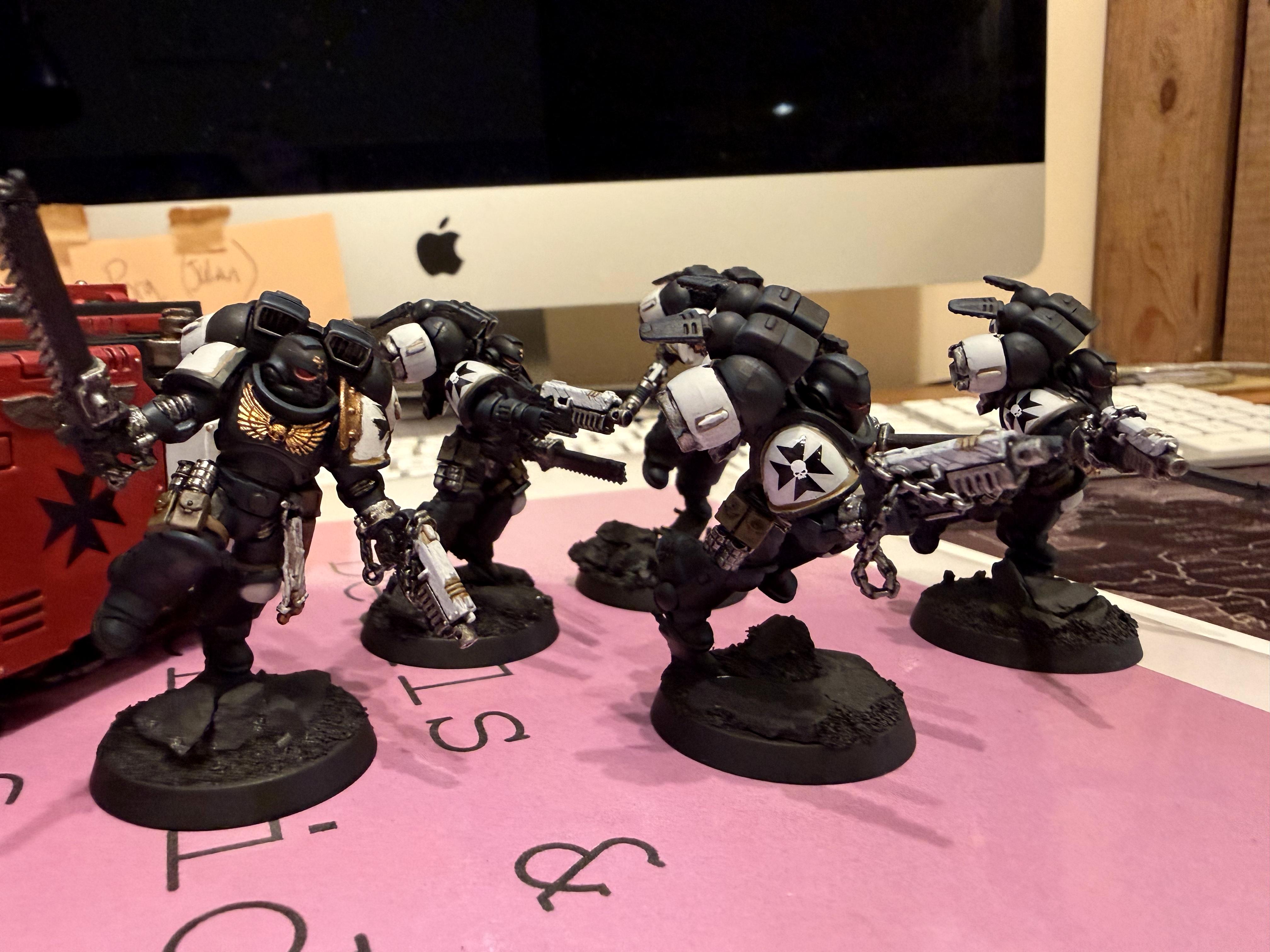 Black Templars, Decals, Jump Pack Assault Intercessors, Vindicator