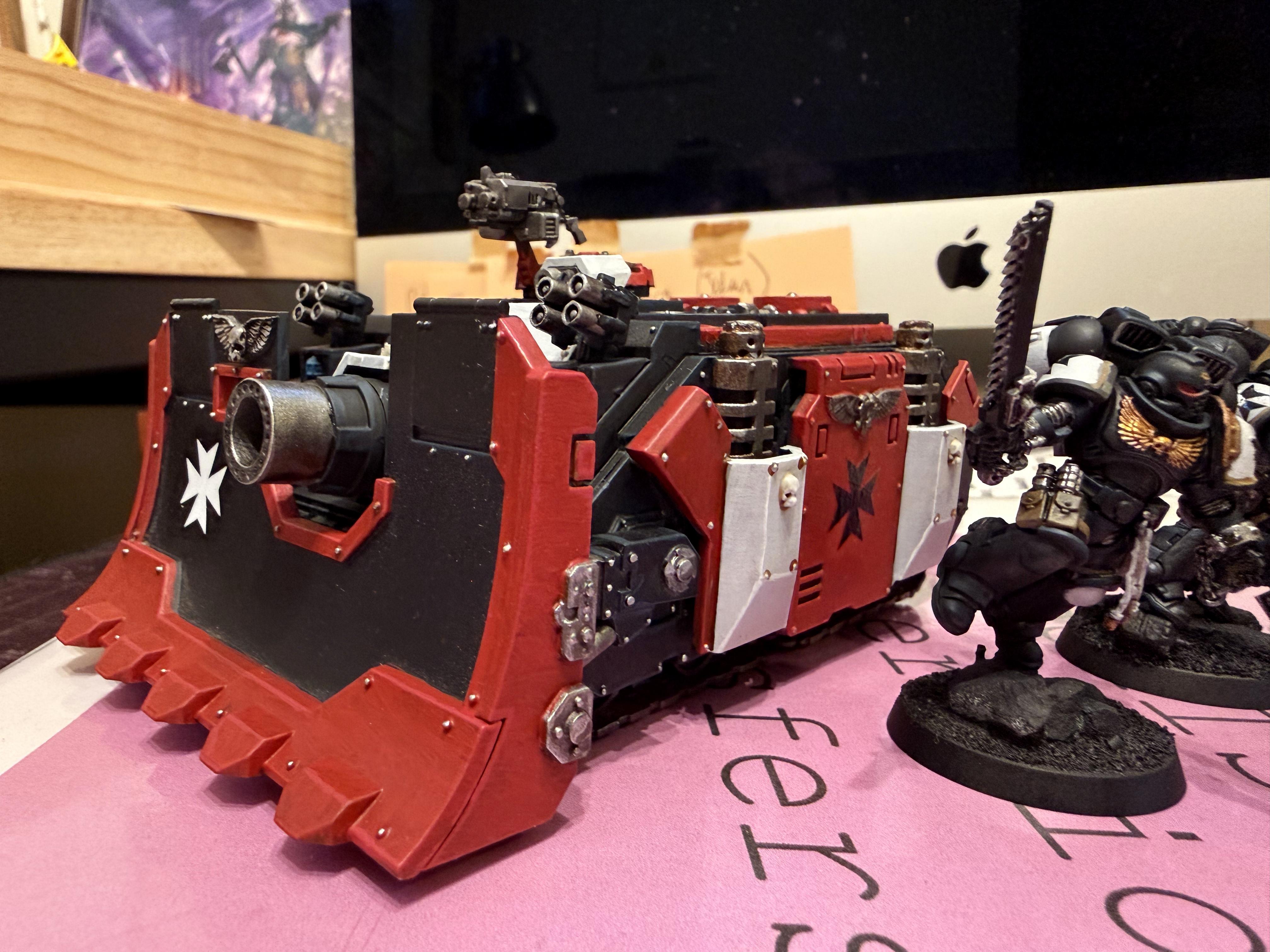 Black Templar Alternate Color Scheme, Black Templars, Decals, Jump Pack Assault Intercessors, Vehicle, Vindicator
