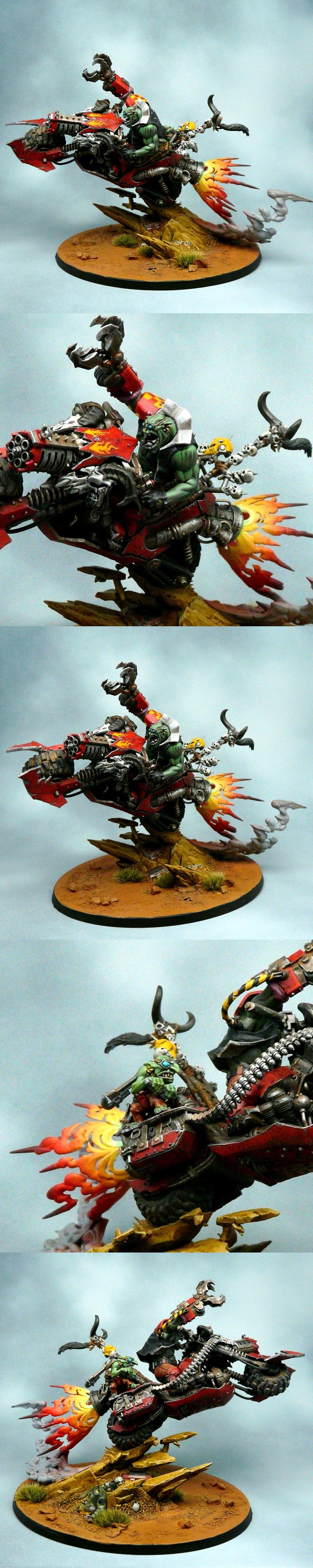 Armageddon, Orks, Warboss, Wazdakka Gutsmek