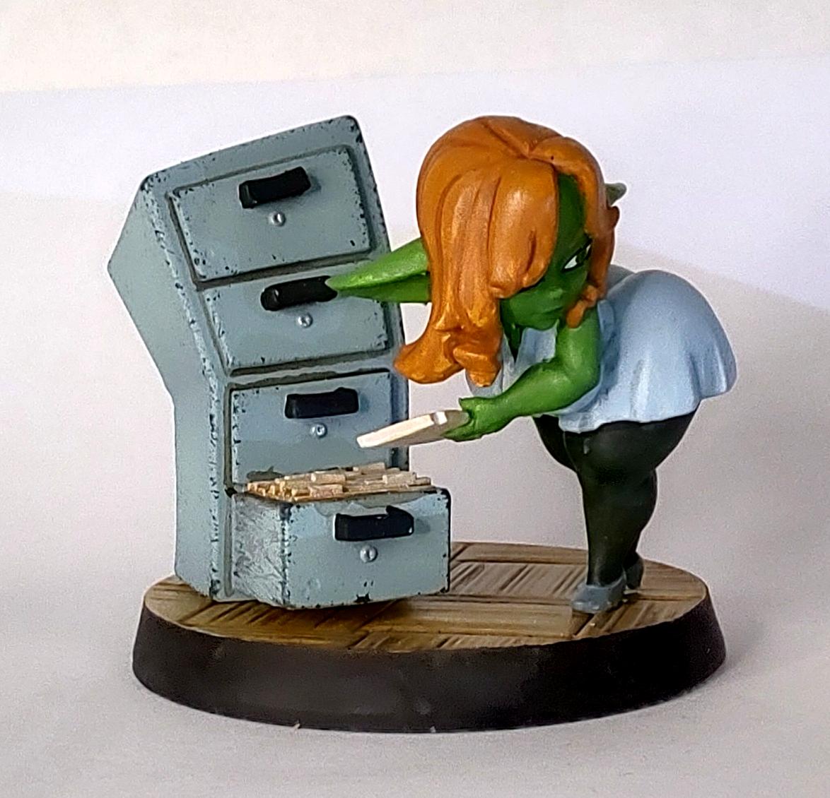 Archive, Female, Goblins, Humor, Office