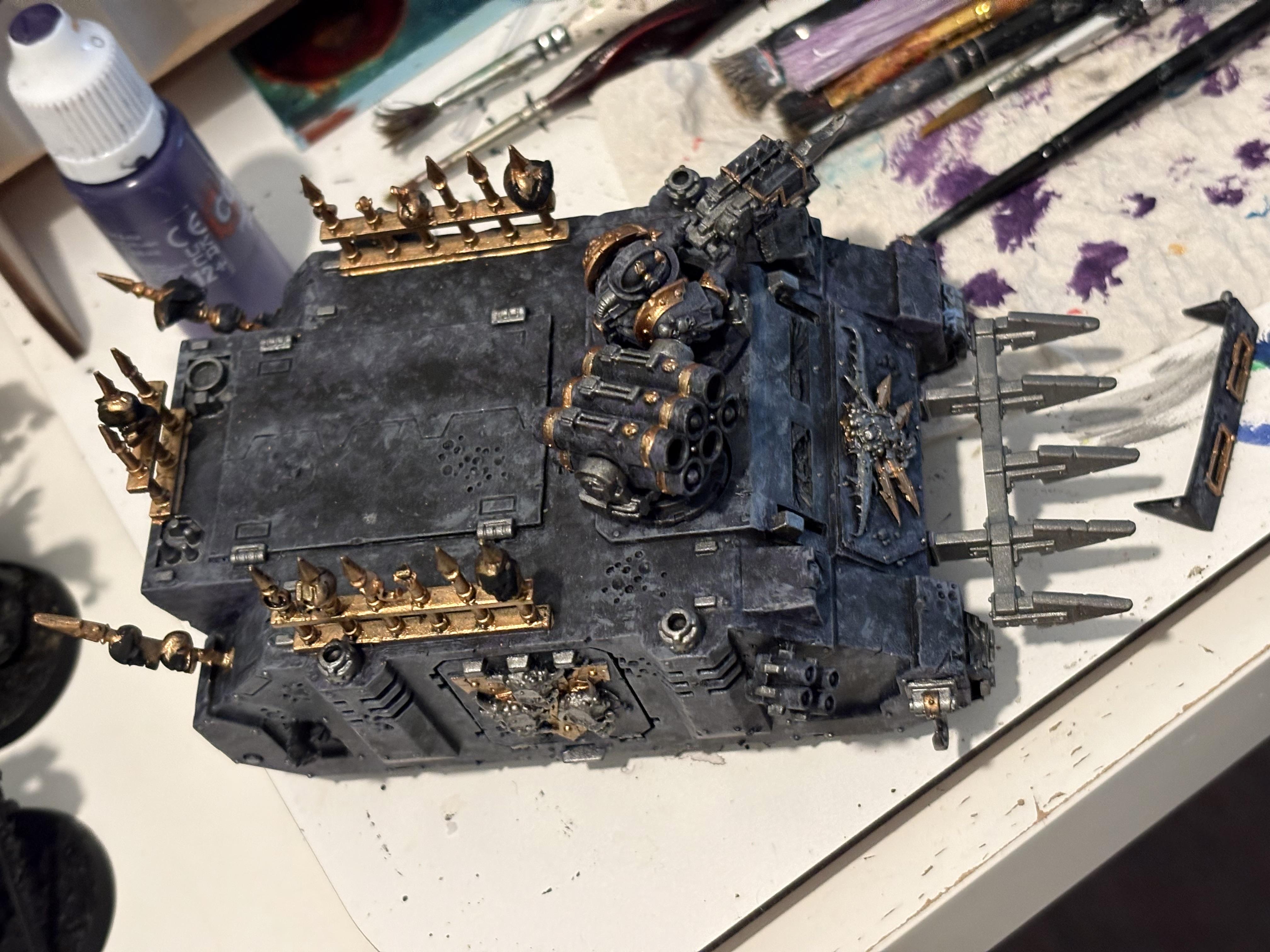 Chaos Space Marines, Death Guard, Forge World, Rhino, Space Marines, Warhammer 40,000