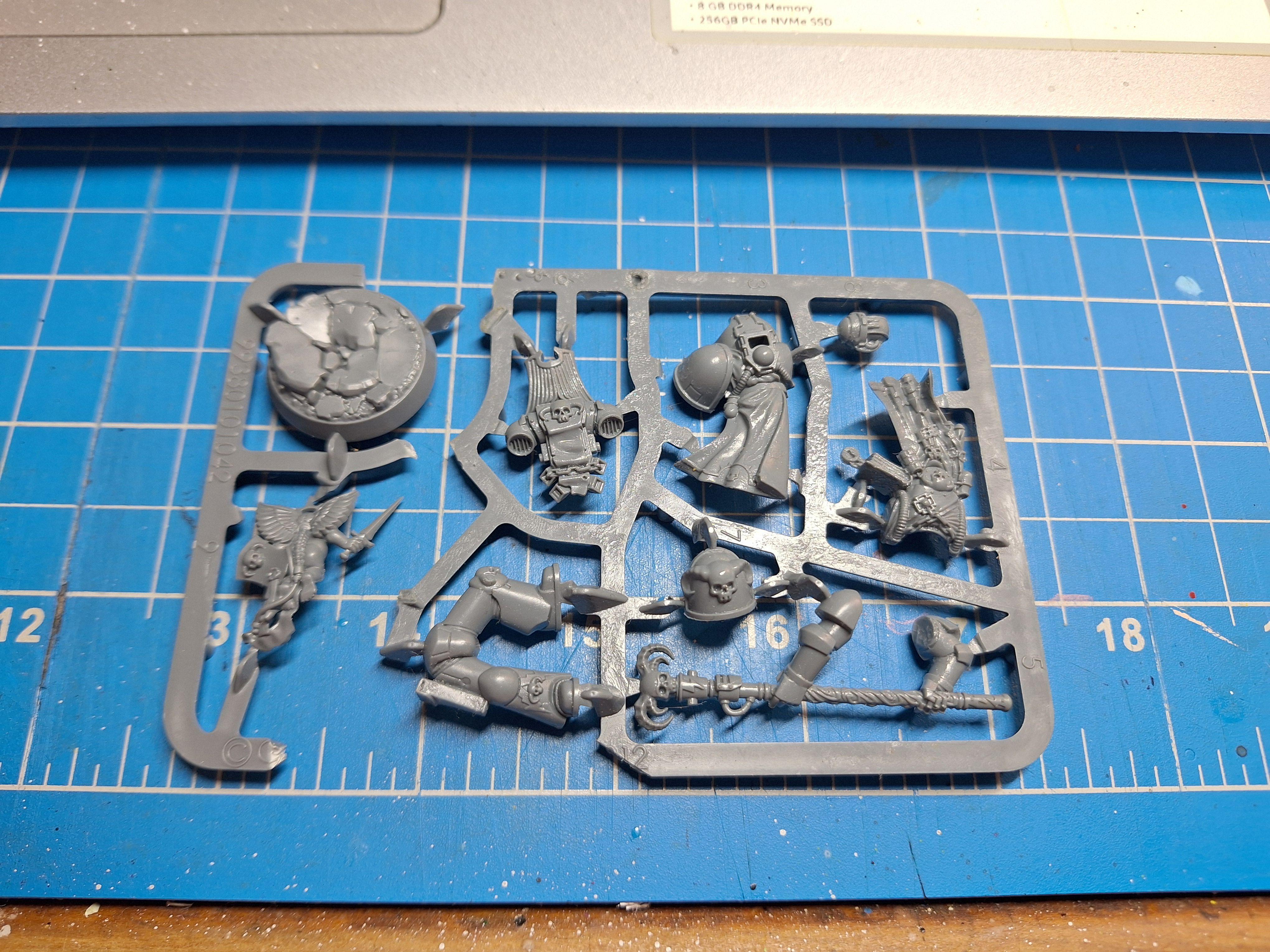 Space Marine Librarian sprue