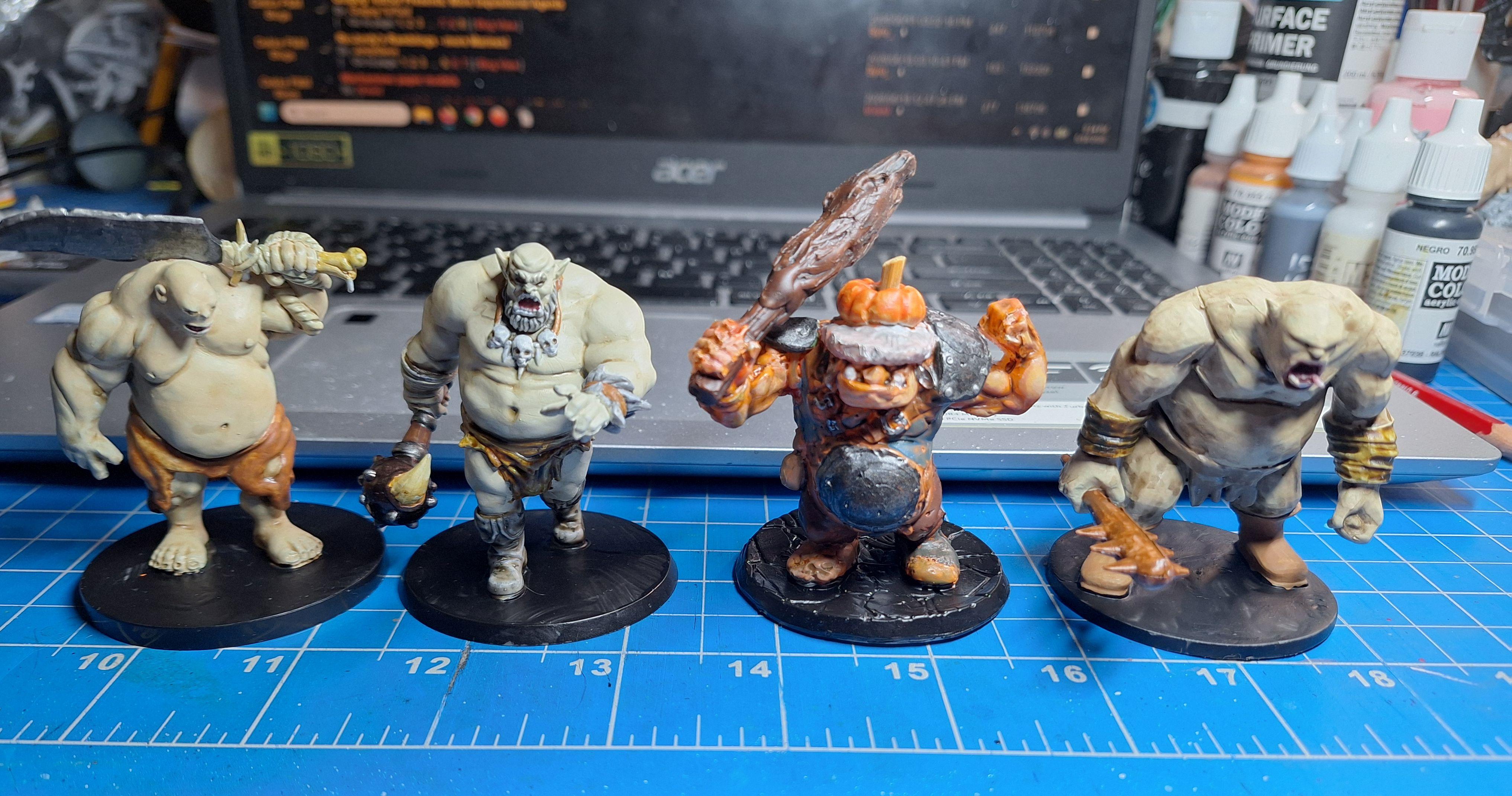 Battle Masters, Blacklist Minatures, Dungeons And Dragons, Manual, Monster, Ogres