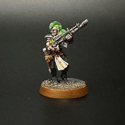 Captain Brown, Escher, Ganger, Lasgun, Metal, Necromunda, Original Game