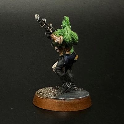 Captain Brown, Escher, Ganger, Lasgun, Metal, Necromunda, Original Game