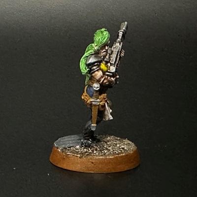 Captain Brown, Escher, Ganger, Lasgun, Metal, Necromunda, Original Game