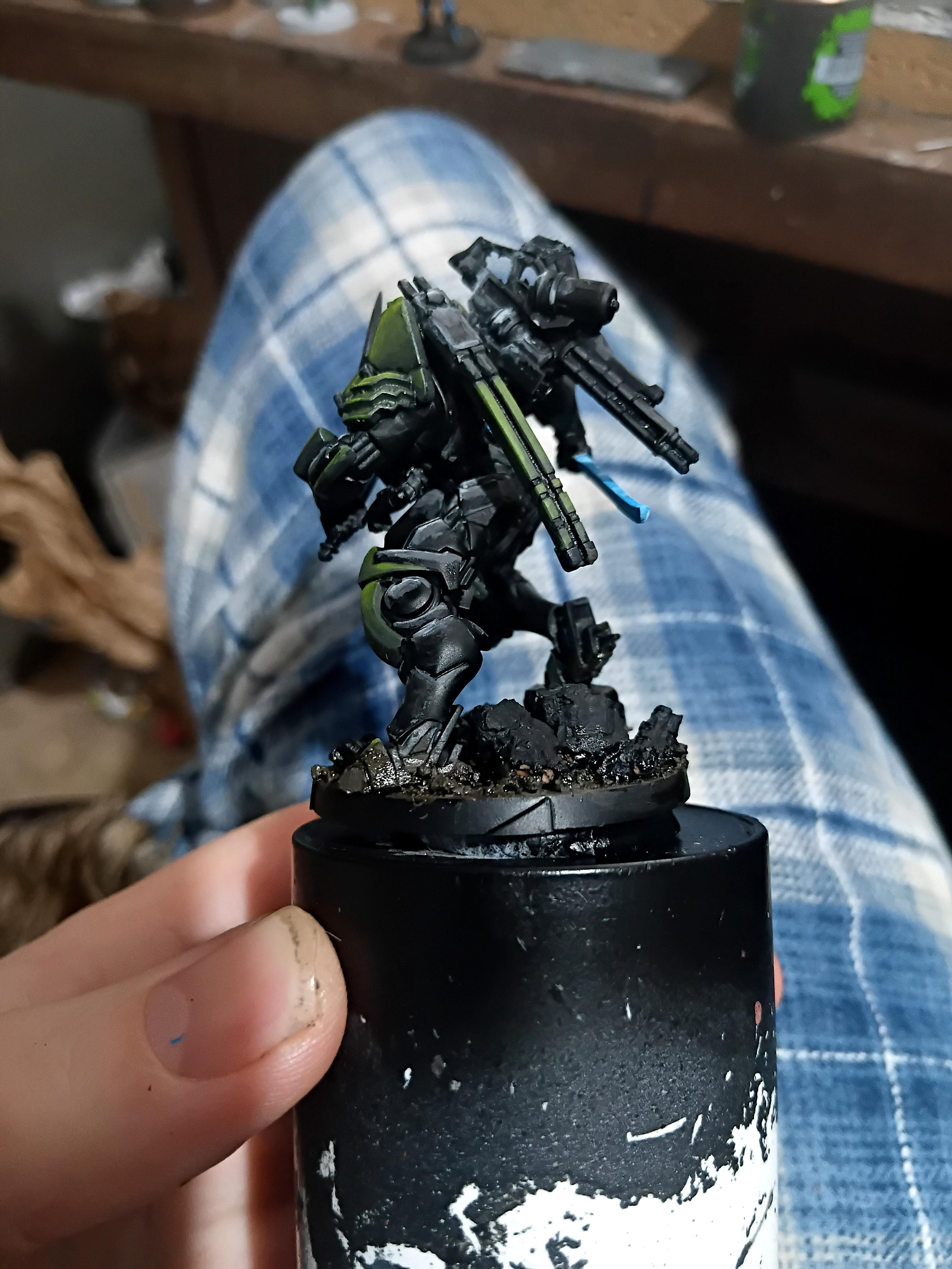 Black, Green, Infinity, Japanese Successionist Army, Jsa, Mech, Mechazoid Sokorentai, Mini, Miniature, Swords, Tag