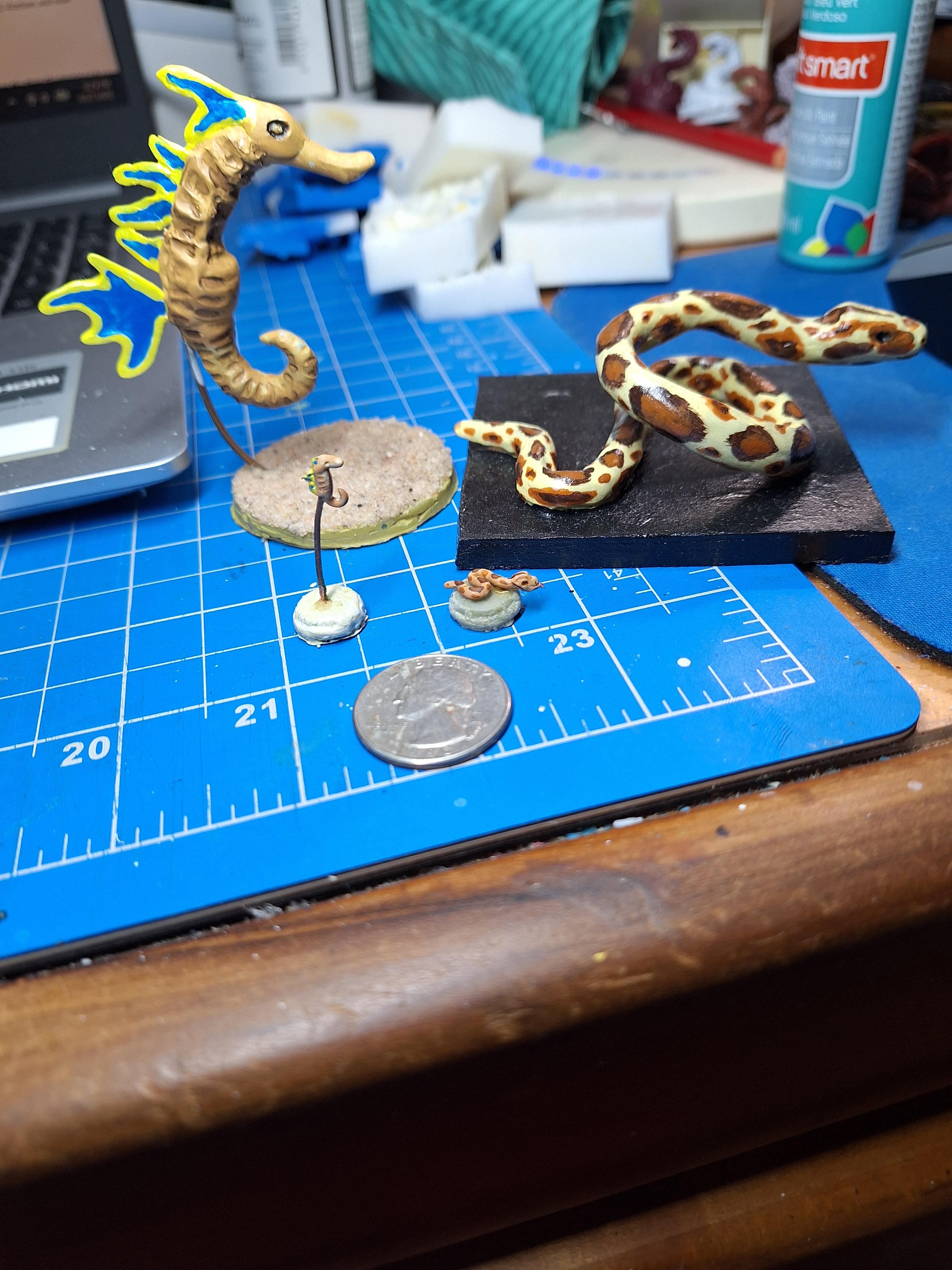 Dragon, Dungeons, Dungeons And Dragons, Familiar, Monster, Sea Horse, Snake