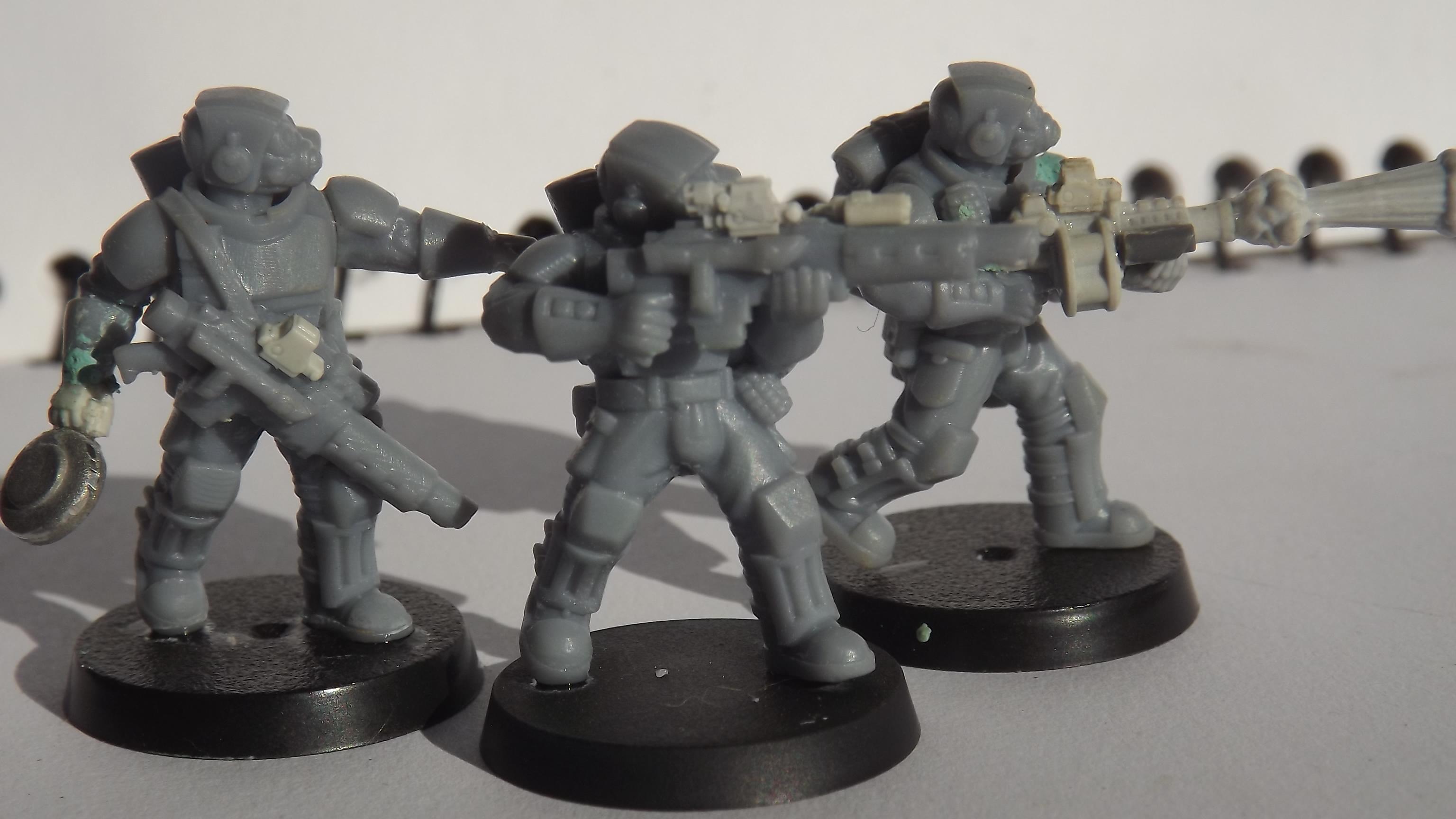 3d Printed, Anti Tank Mine, Anvil Industry, Demolition Charge, Flechette Grenade, Grenade Launcher, Hotshot Lasgun, Hotshot Lasguns, Imperial Guard, Light Machinegun, Plasma Gun, Scions, Storm Troopers, Stormies, The Assault Group