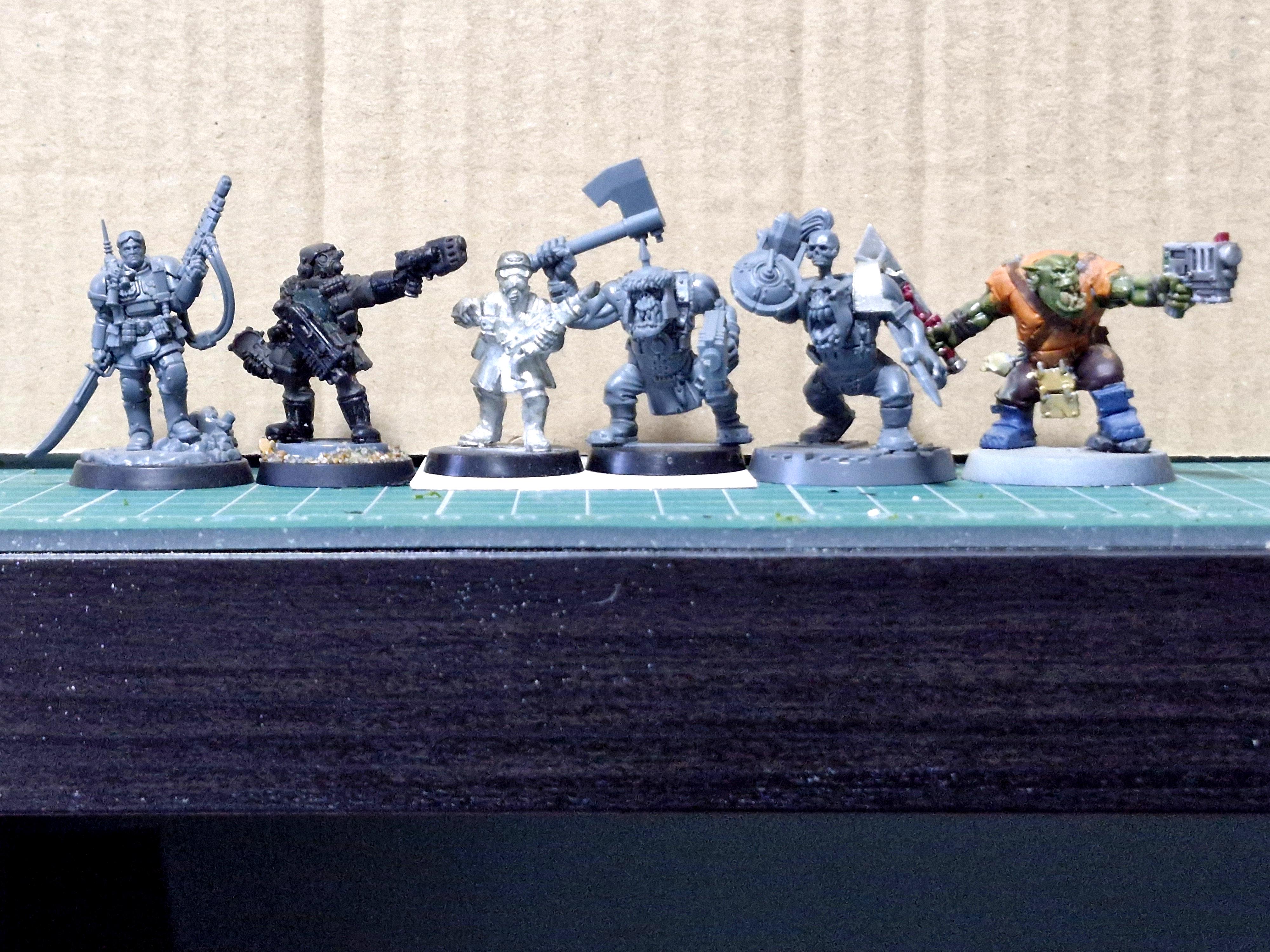 Boy, Choppas, Orks, Size Comparison