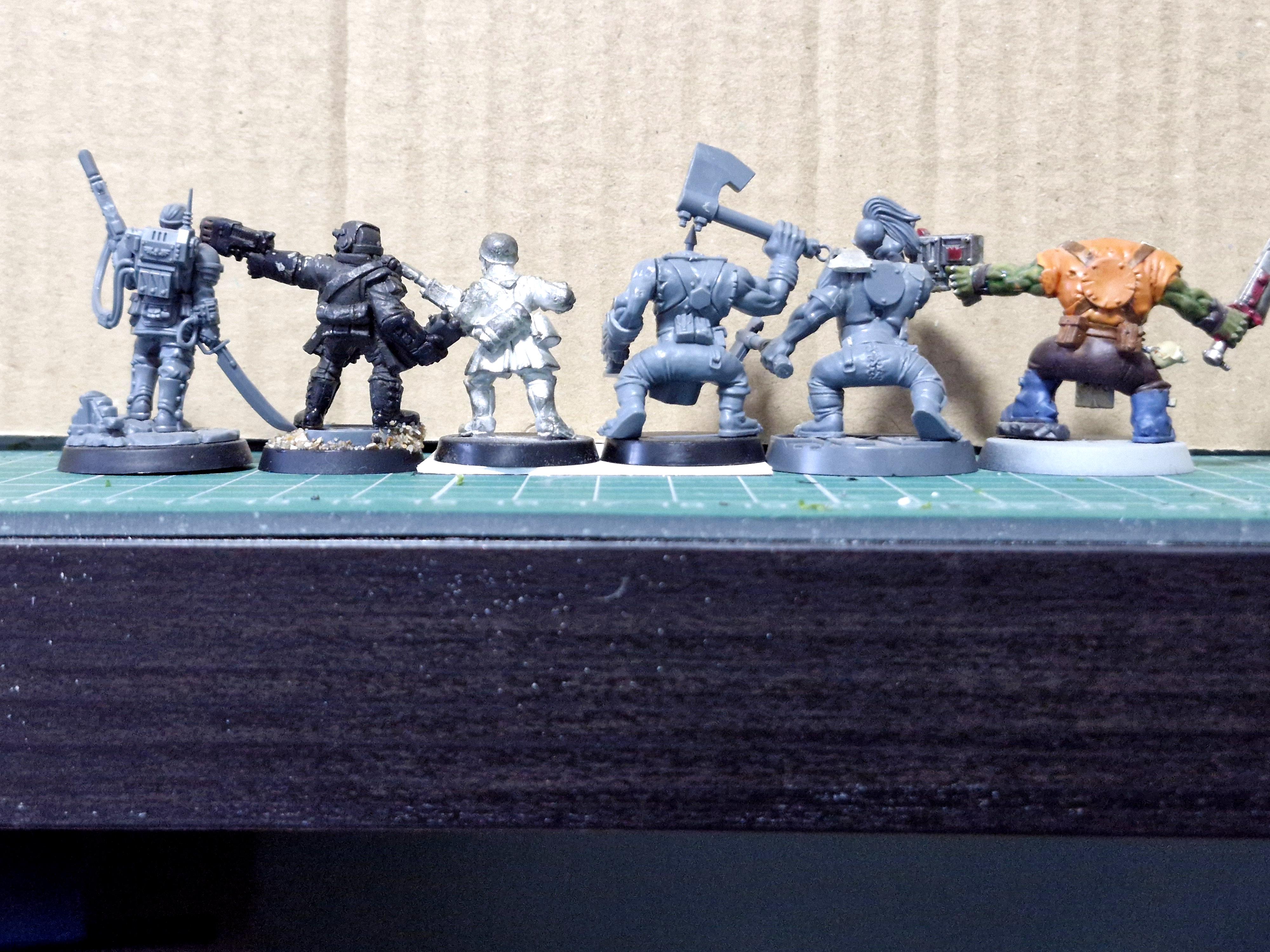 Boy, Choppas, Orks, Size Comparison