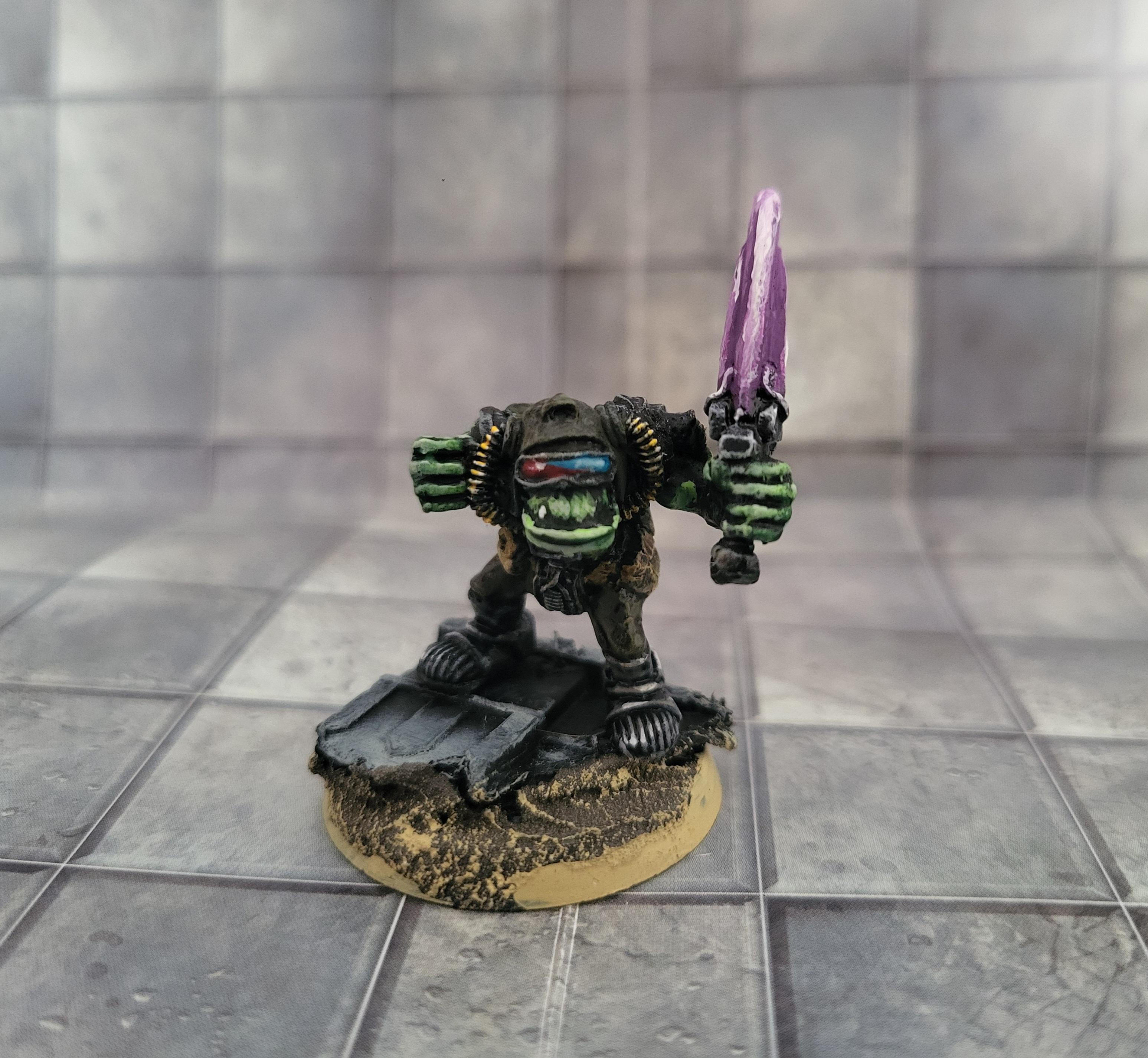 Oldhammer, Orks, Retro power sword ork