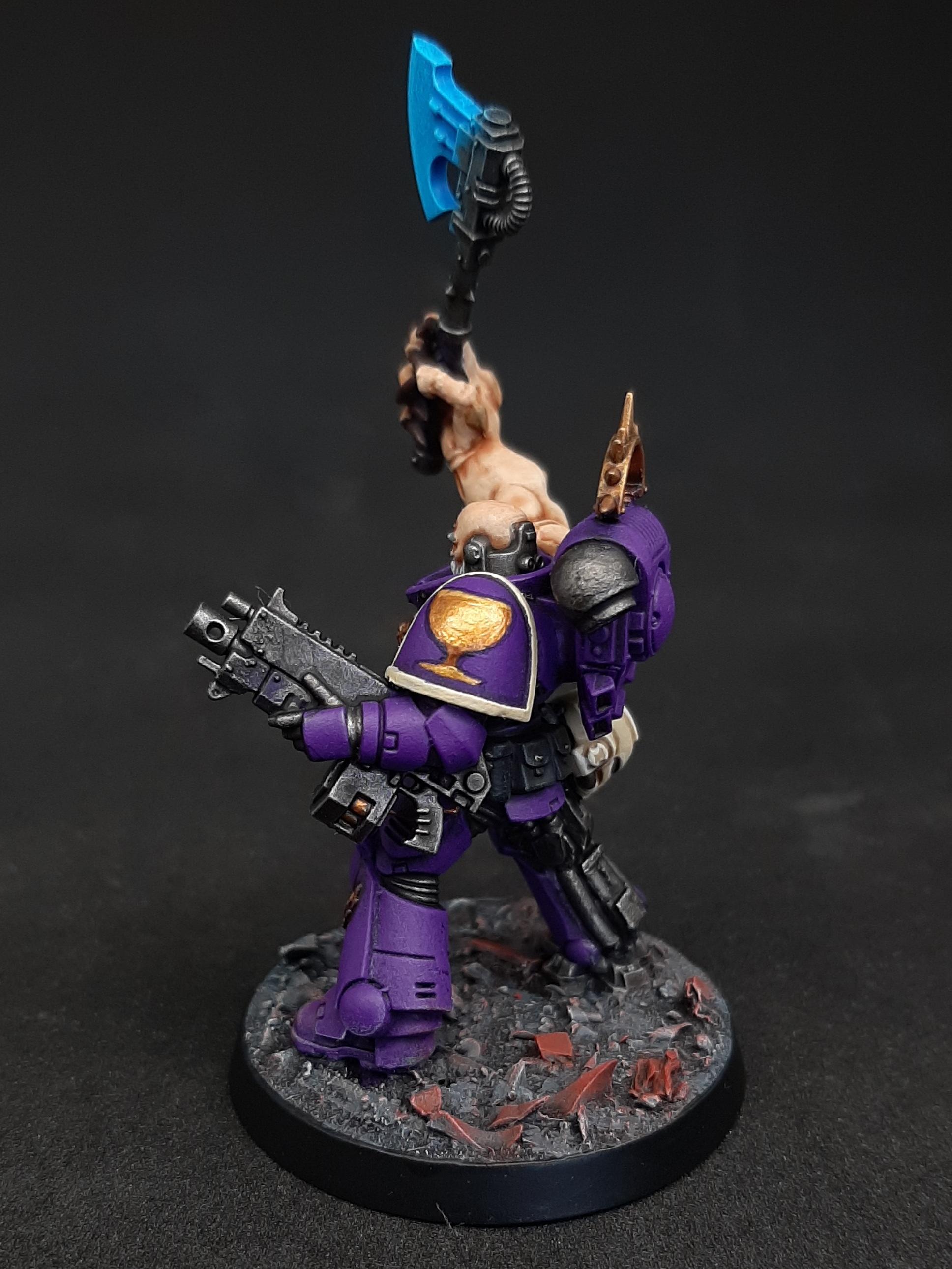 Adeptus, Astartes, Bone, Chalice, Drinkers, Graevus, Lieutenant, Primaris, Purple, Seelentrinker, Sergeant, Soul, Space, Space Marines
