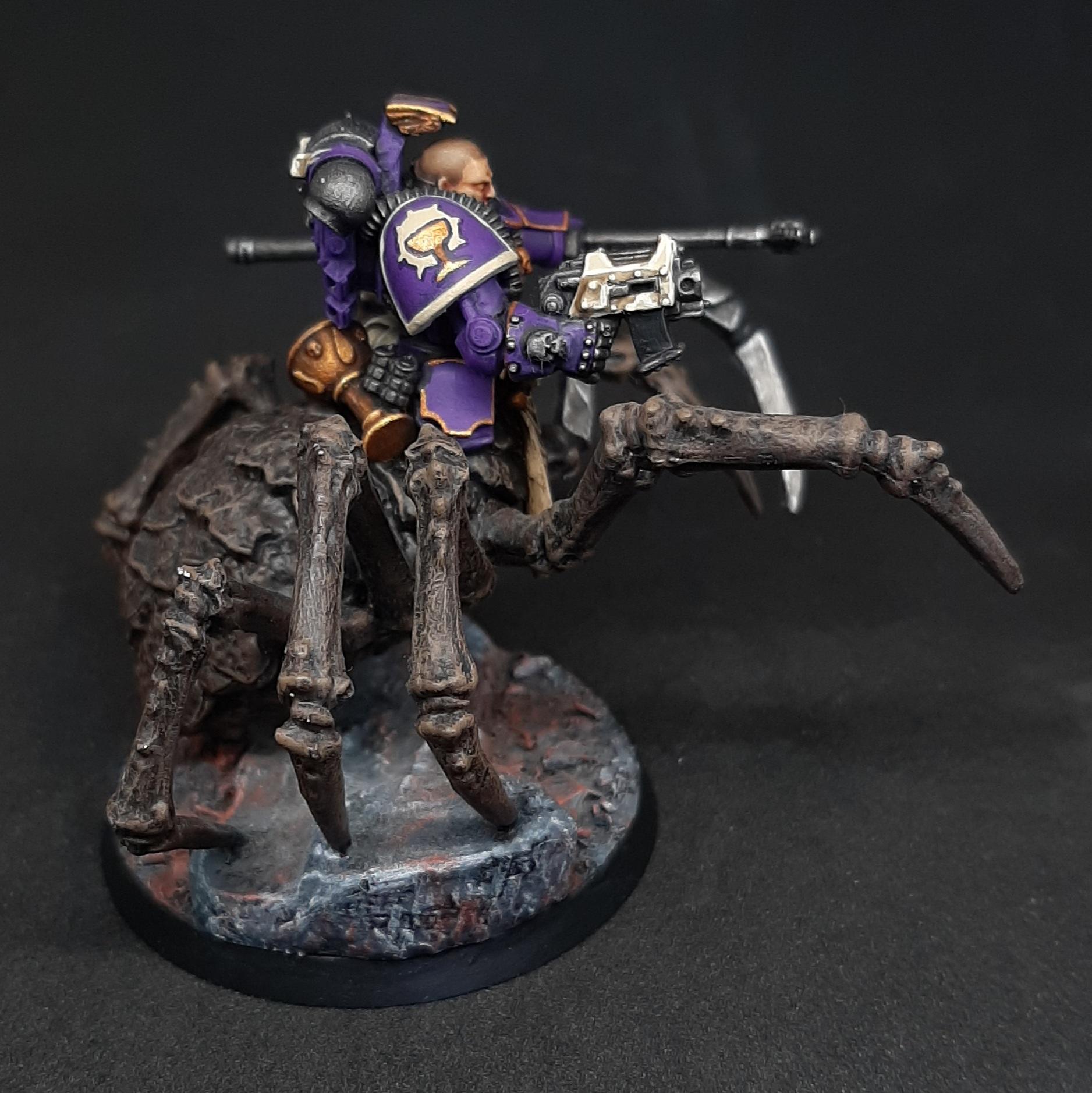 Adeptus, Astartes, Bone, Chalice, Commander, Drinkers, Force, Primaris, Psyker, Purple, Sarpedon, Seelentrinker, Soul, Space, Space Marines, Spider, Staff, Weapon
