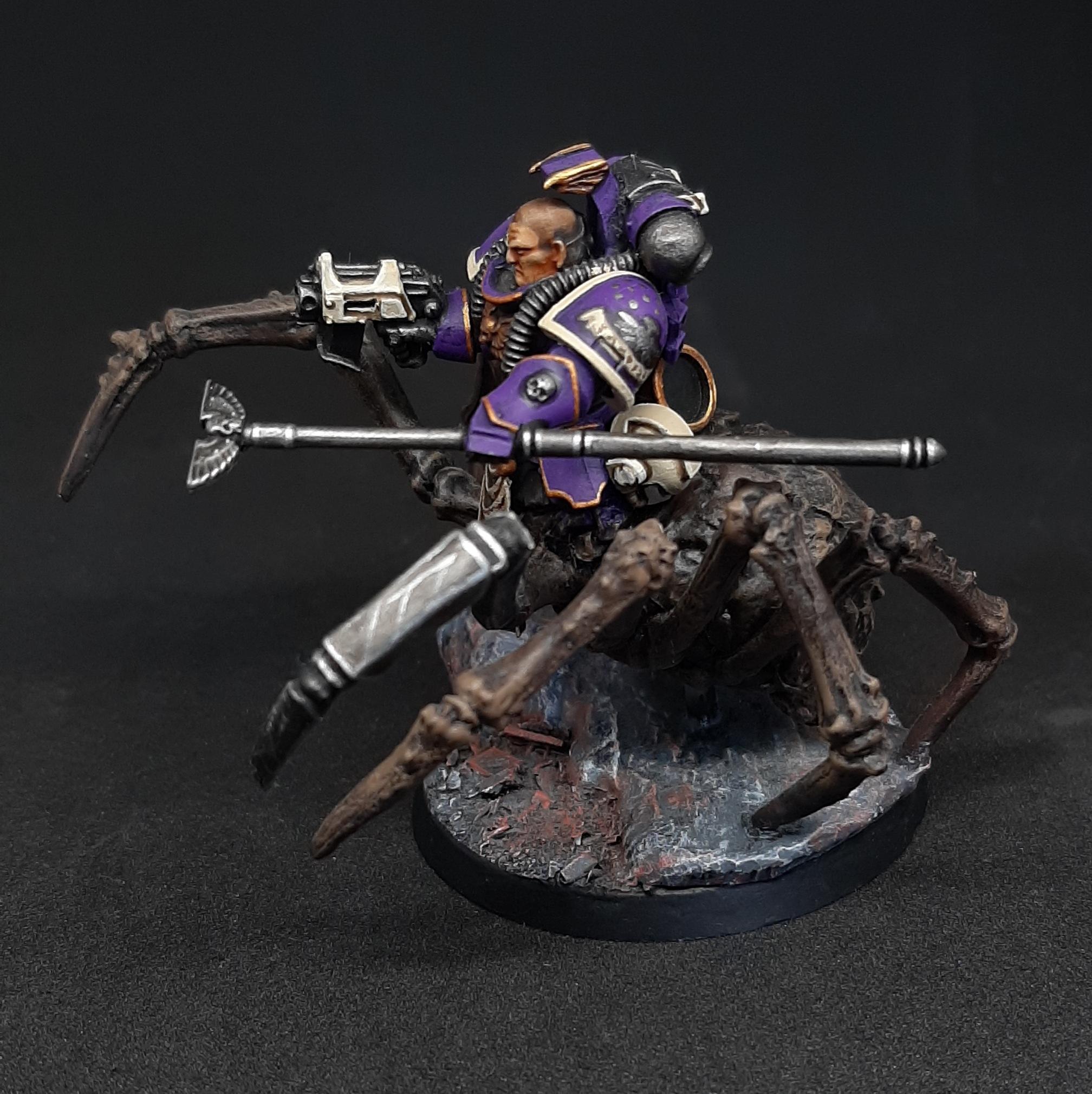 Adeptus, Astartes, Bone, Chalice, Commander, Drinkers, Force, Primaris, Psyker, Purple, Sarpedon, Seelentrinker, Soul, Space, Space Marines, Spider, Staff, Weapon