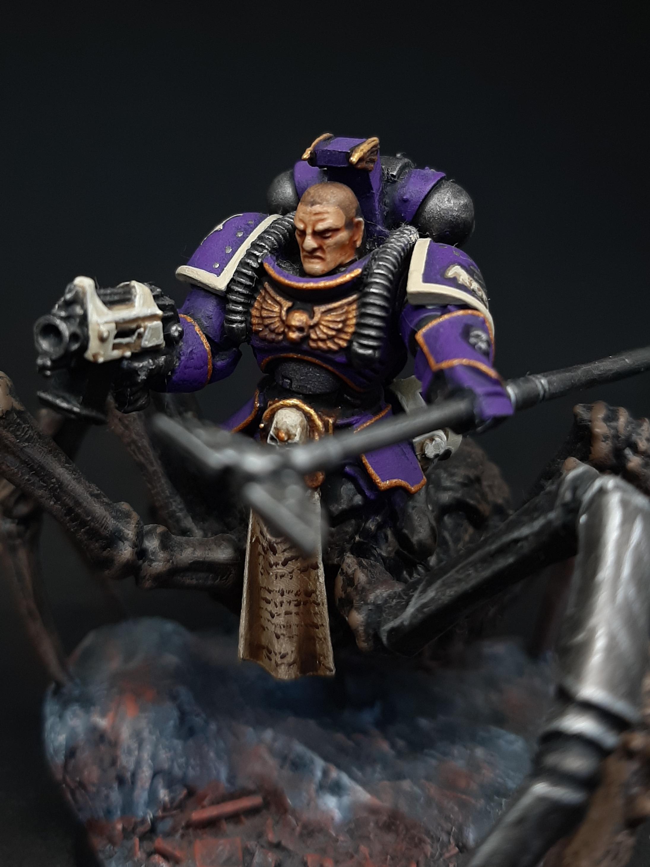 Adeptus, Astartes, Bone, Chalice, Commander, Drinkers, Force, Primaris, Psyker, Purple, Sarpedon, Seelentrinker, Soul, Space, Space Marines, Spider, Staff, Weapon